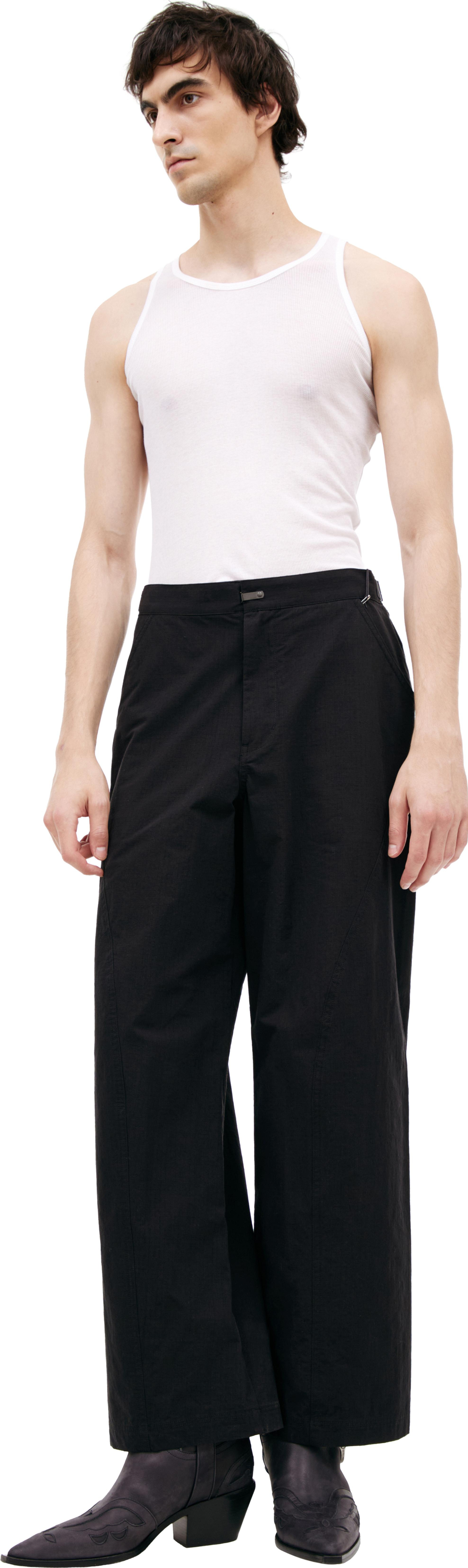 The Viridi-Anne Trousers with patch pockets