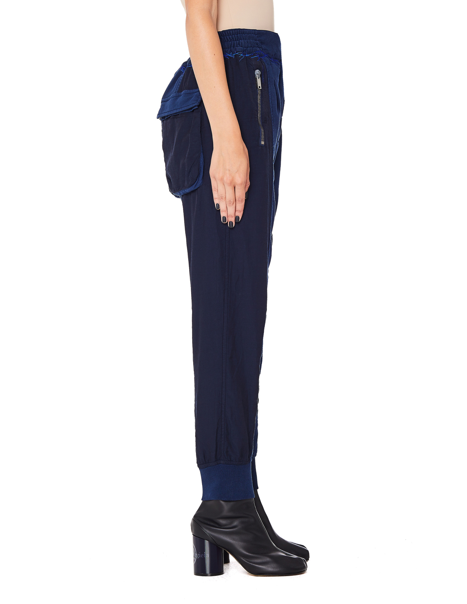 Haider Ackermann Embroidered Blue Sweatpants