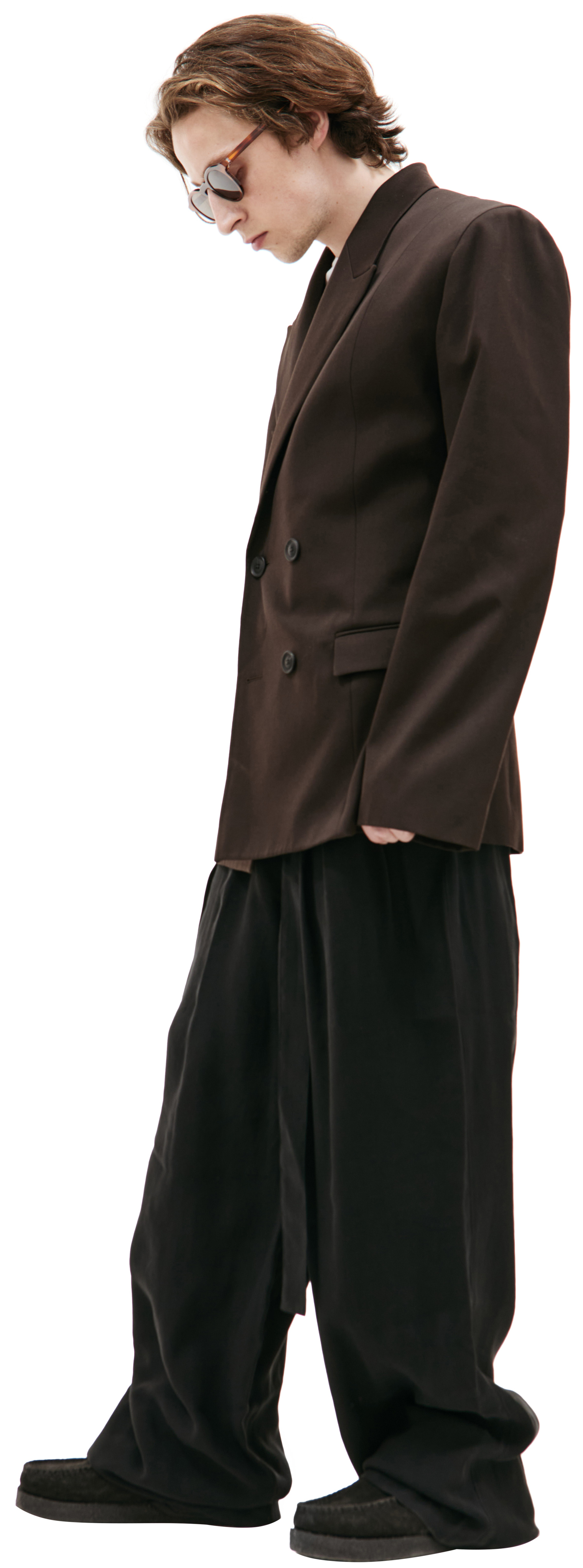 LOUIS GABRIEL NOUCHI Шерстяной пиджак с широкими плечами