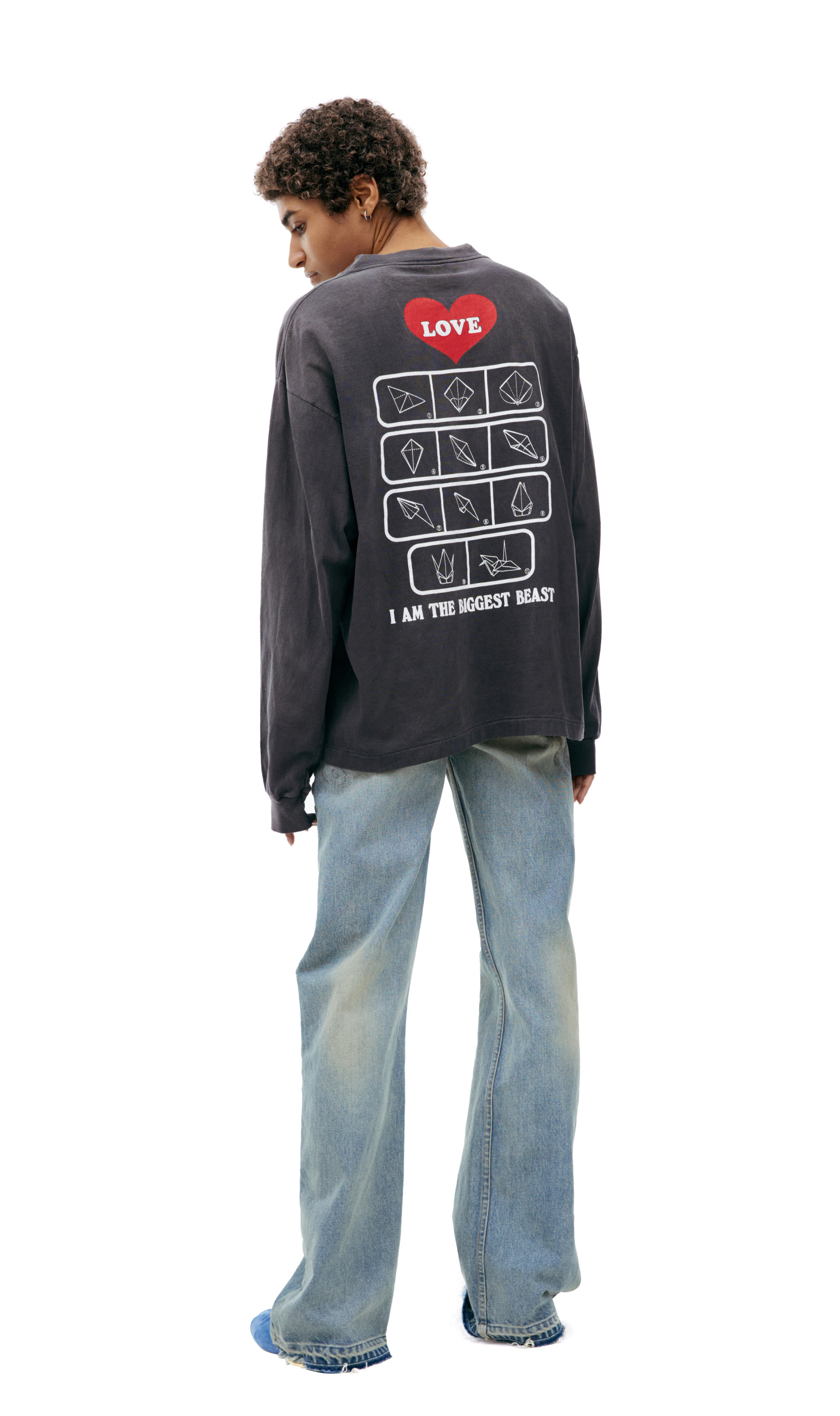 Saint Mxxxxxx \'LOVE\' print longsleeve