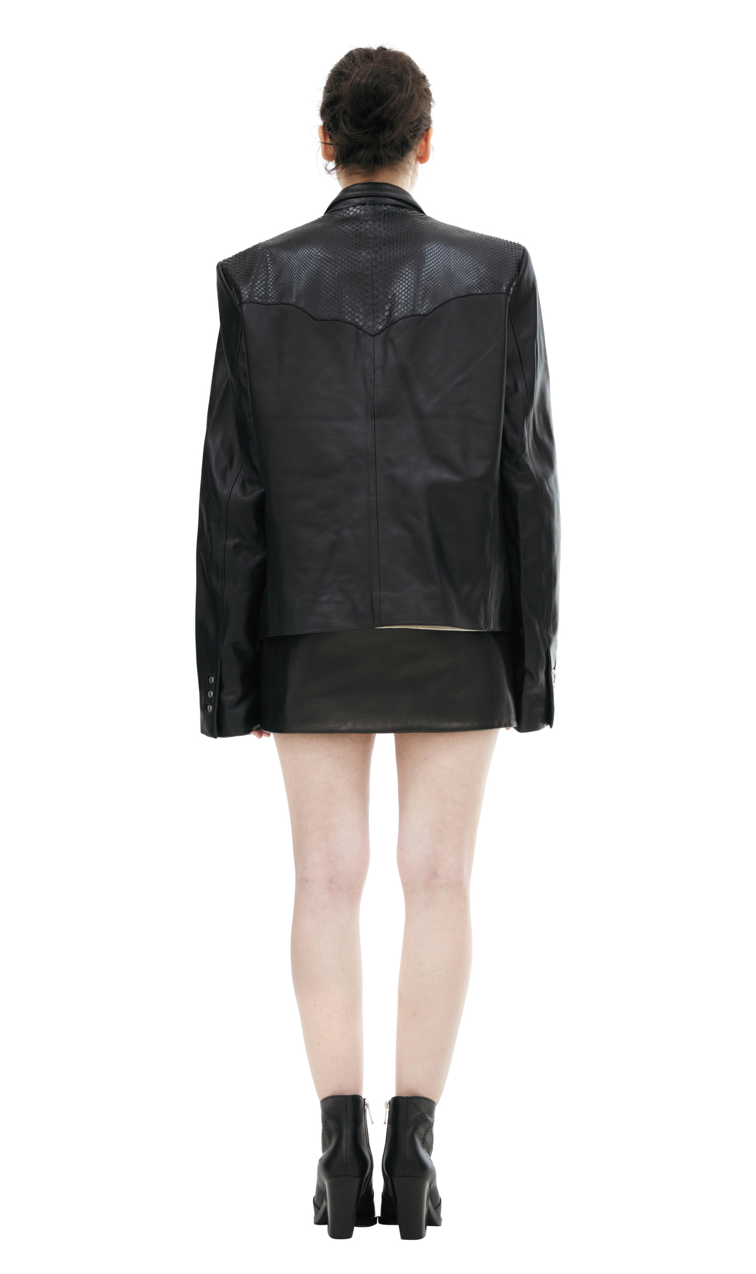 Buy Enfants Riches Déprimés women black leather blazer for €7,970