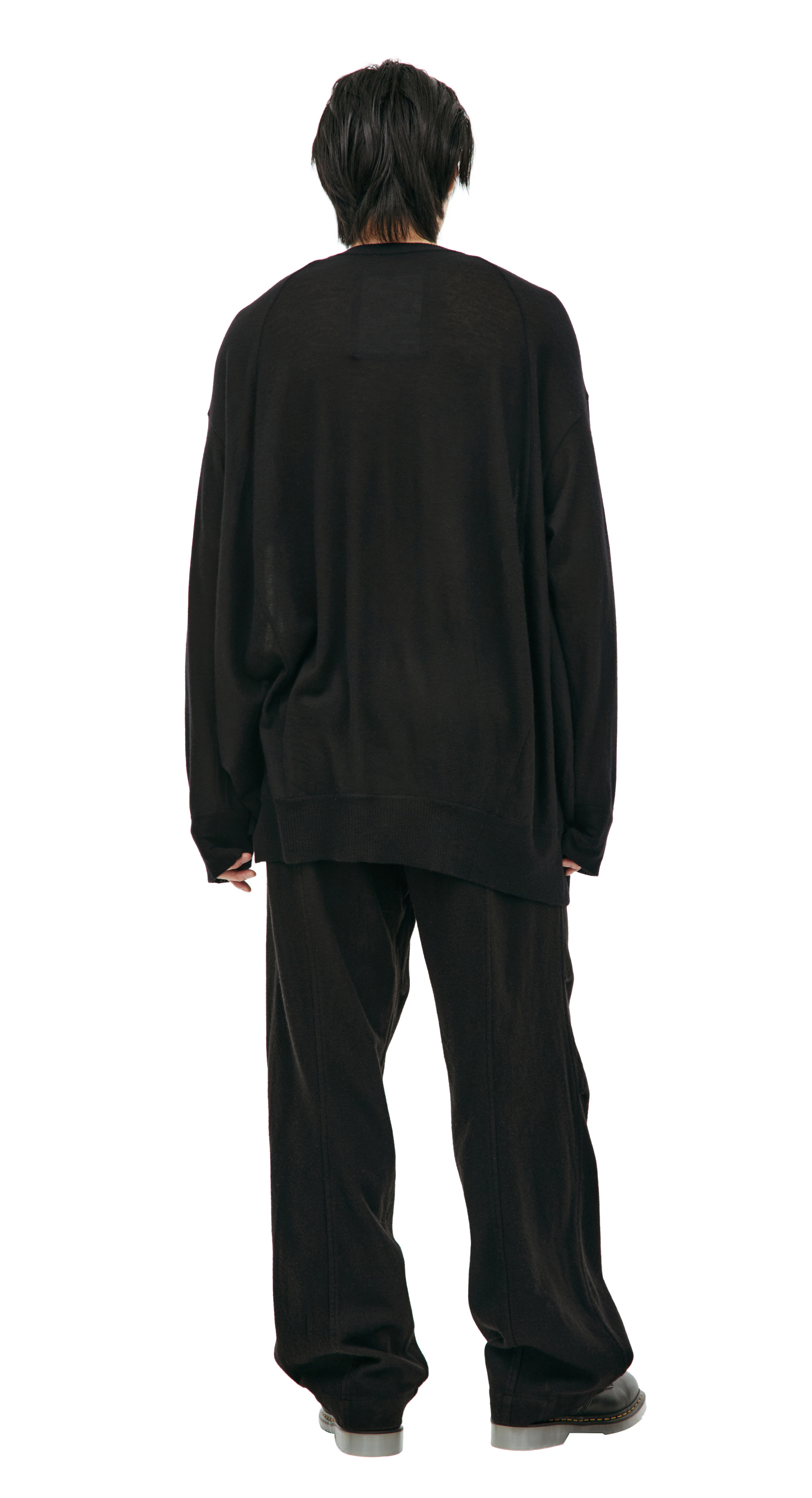 Ziggy Chen Black cashmere sweater