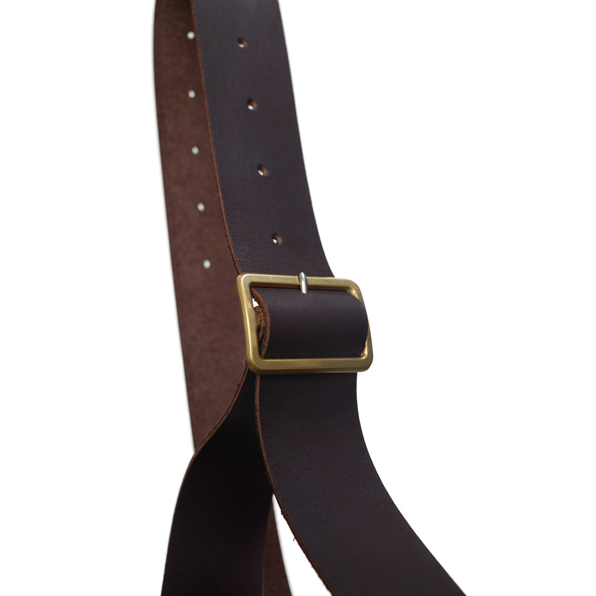 Undercover Dark brown leather belt