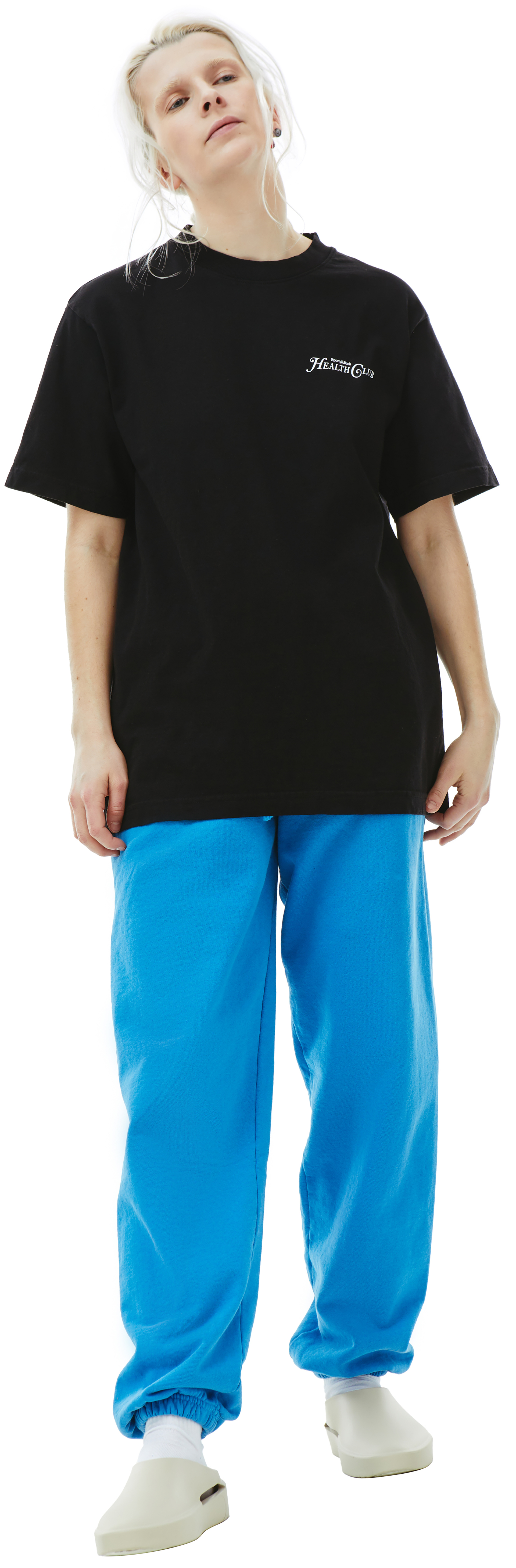 SPORTY & RICH Black Rizzoli T-Shirt