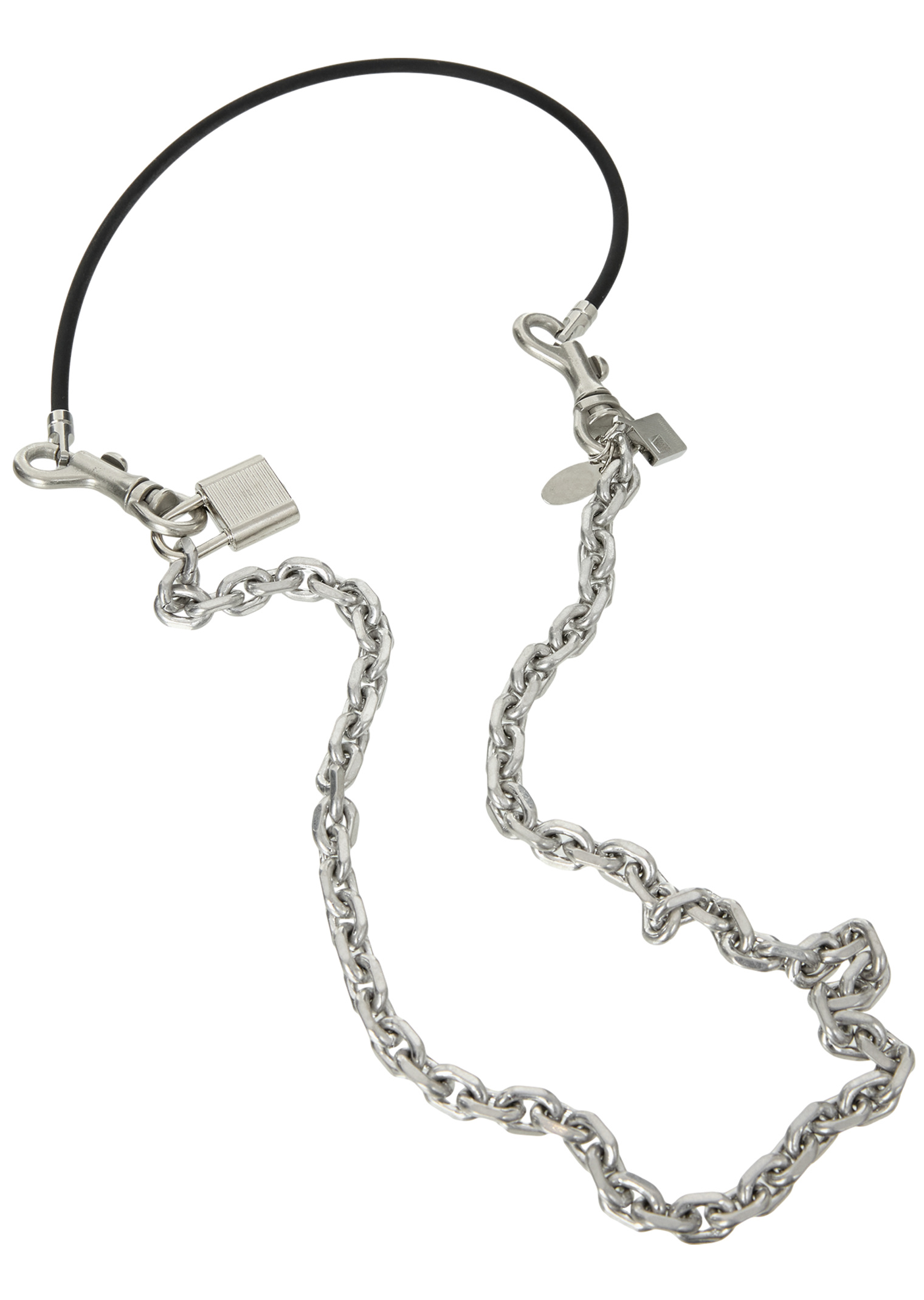 Doublet Silver chain necklace