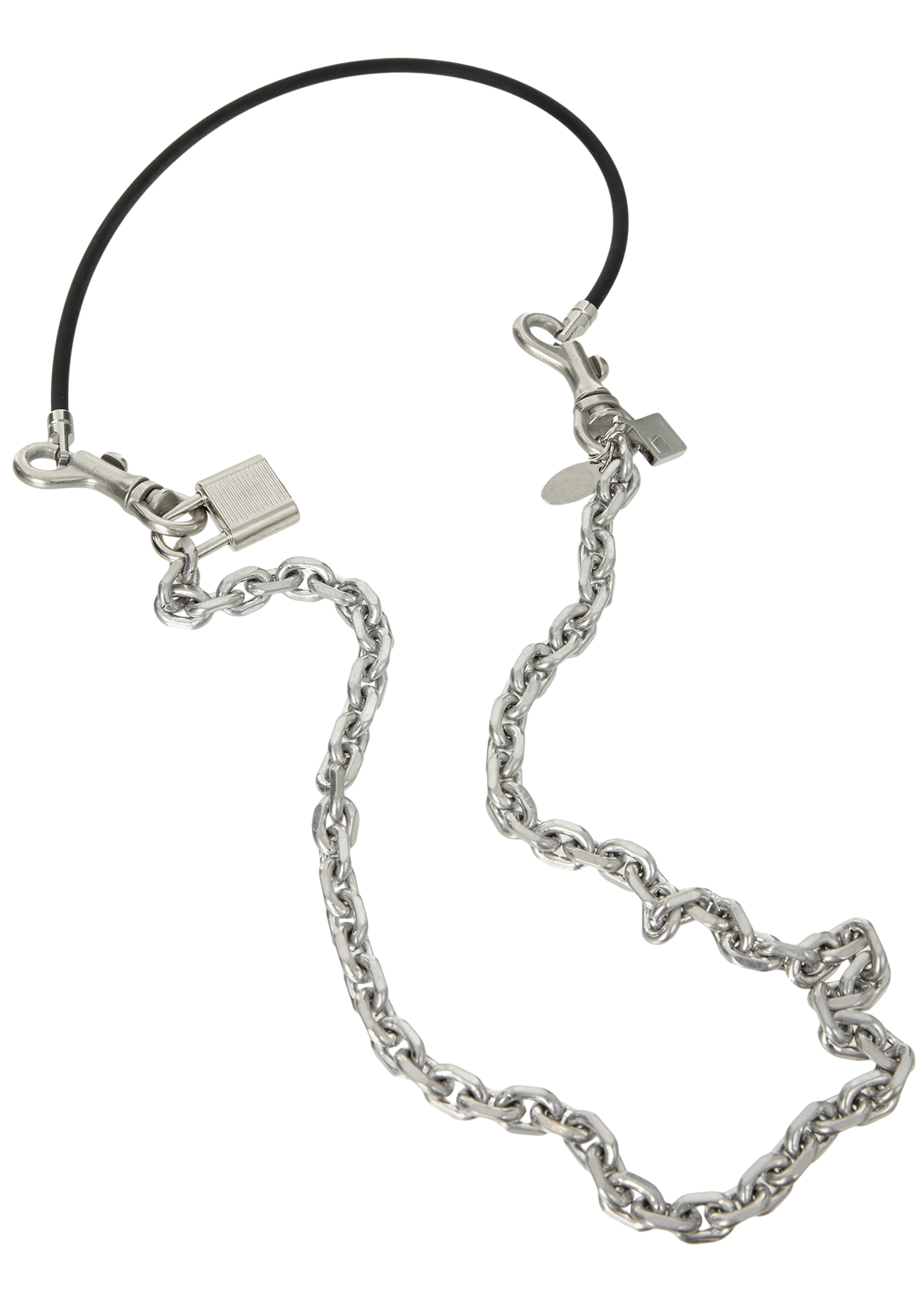 Doublet Silver chain necklace