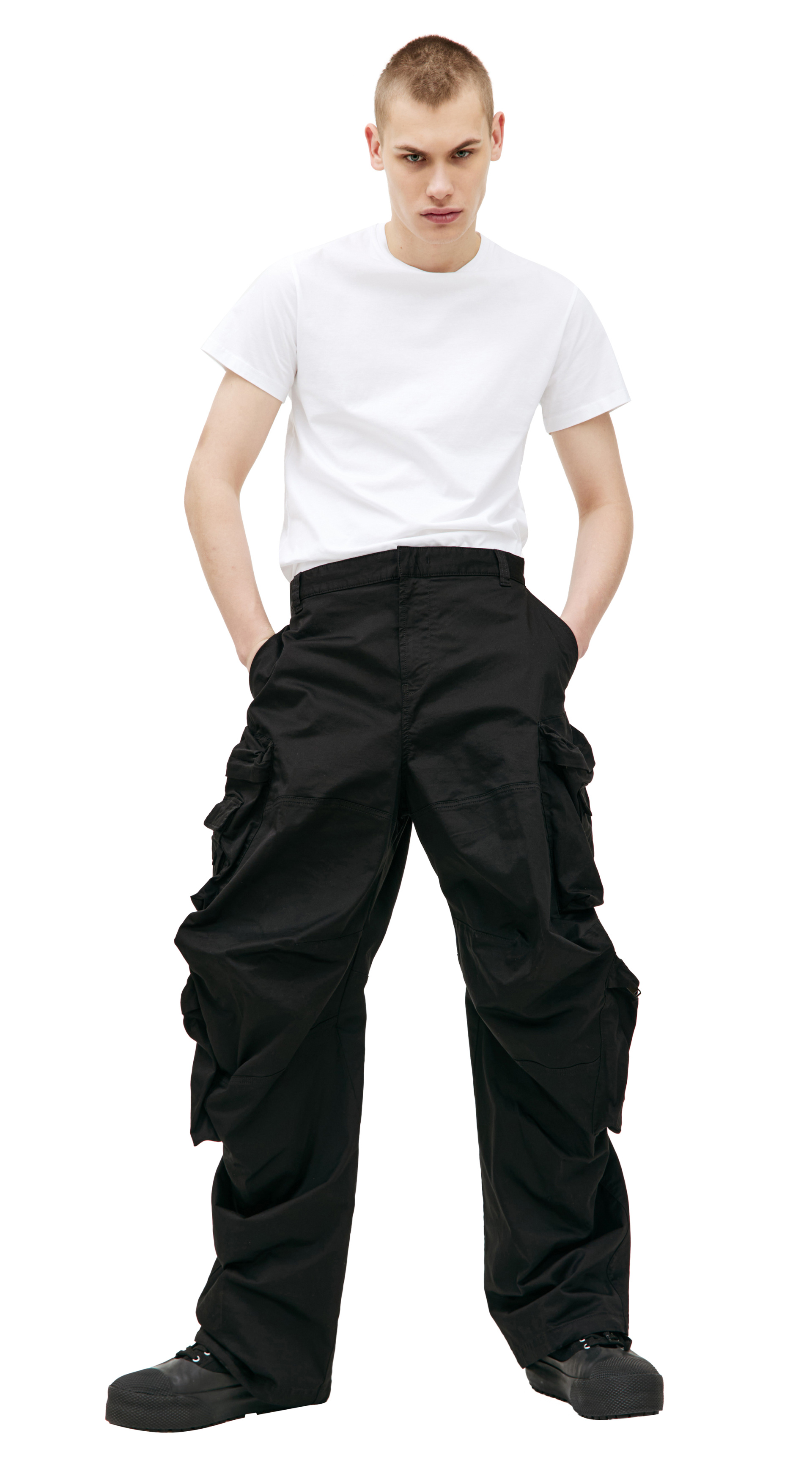 Diesel Black P-Huges-New cargo trousers