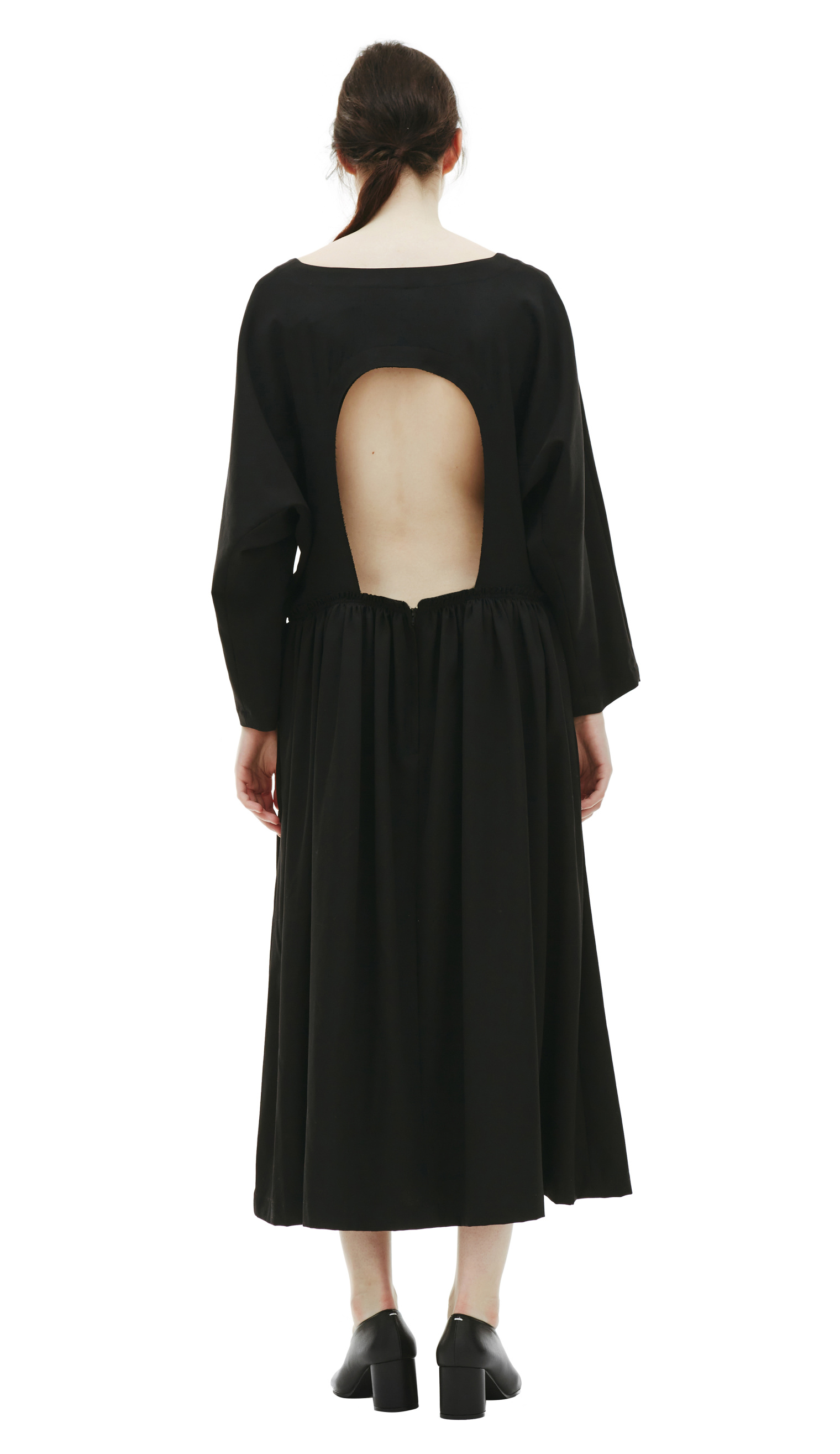 Comme des Garcons CdG Black Cut Out Dress
