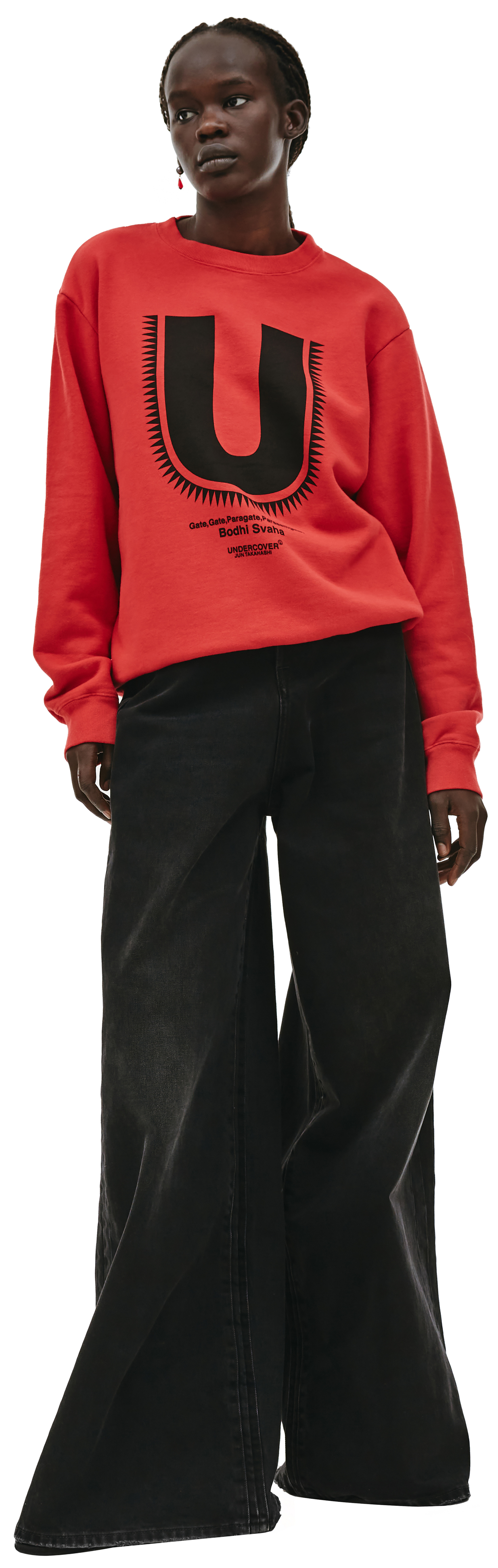 Undercover Red \'U\' sweatshirt