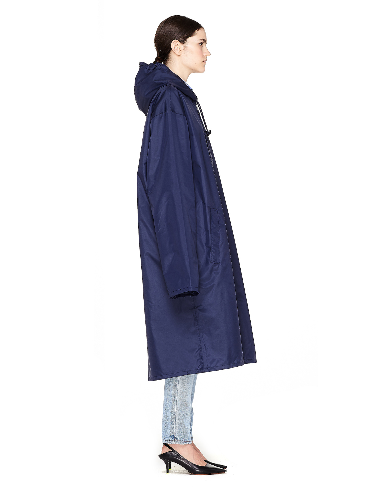 VETEMENTS Navy Taurus Raincoat