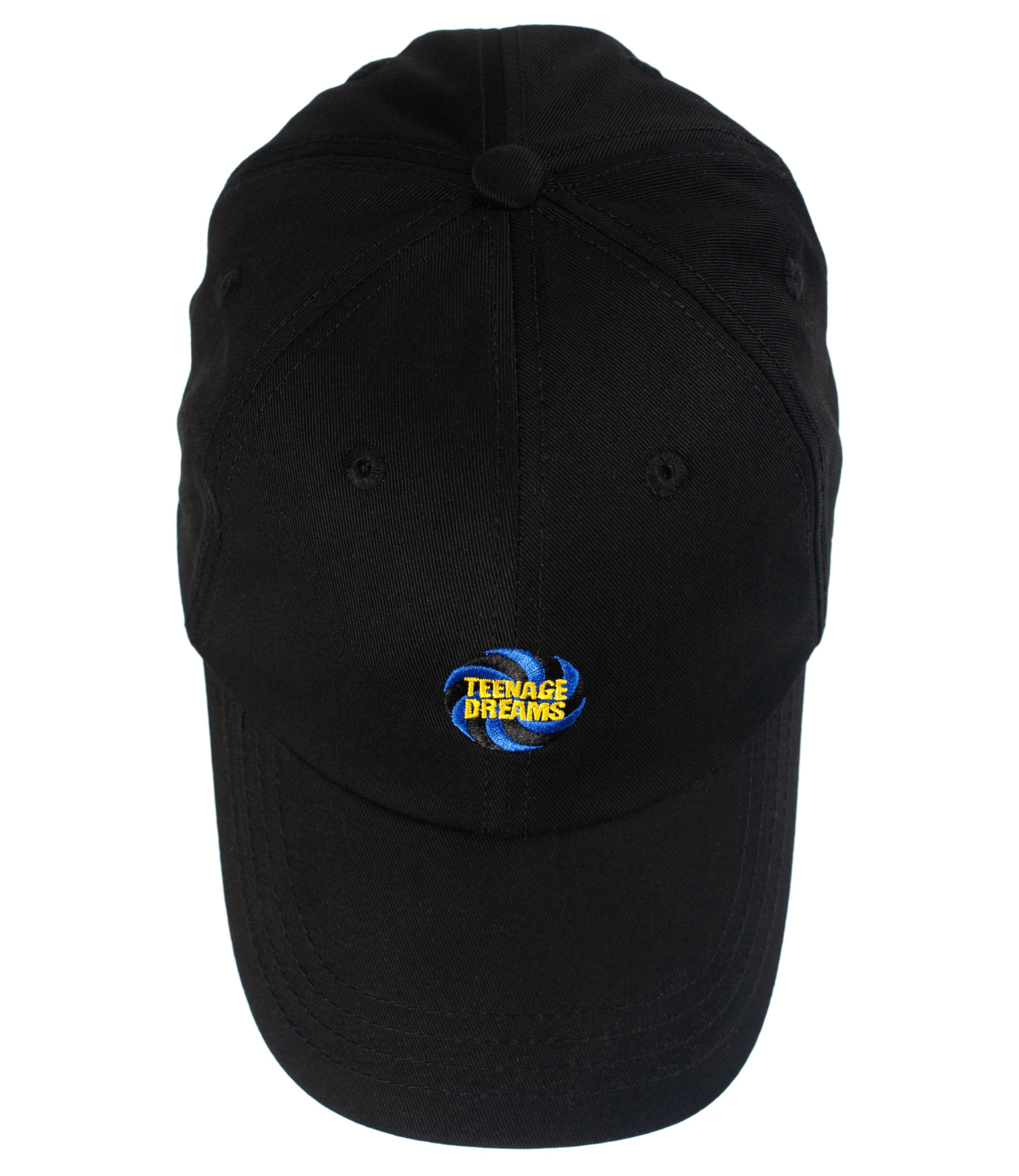 Raf Simons Black Embroidered Teenage Dreams Cap