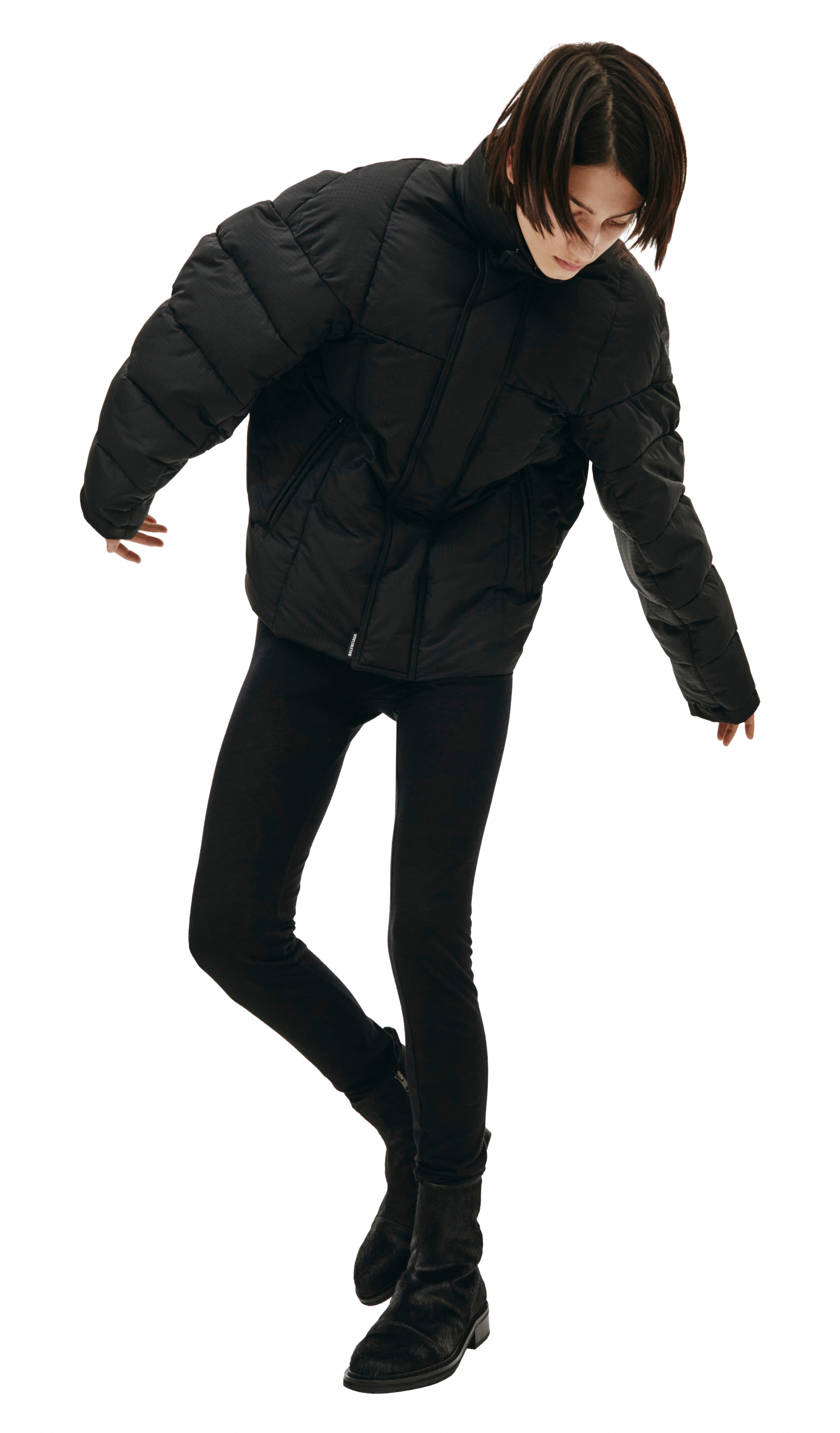 Balenciaga Black Upside Down Puffer Jacket