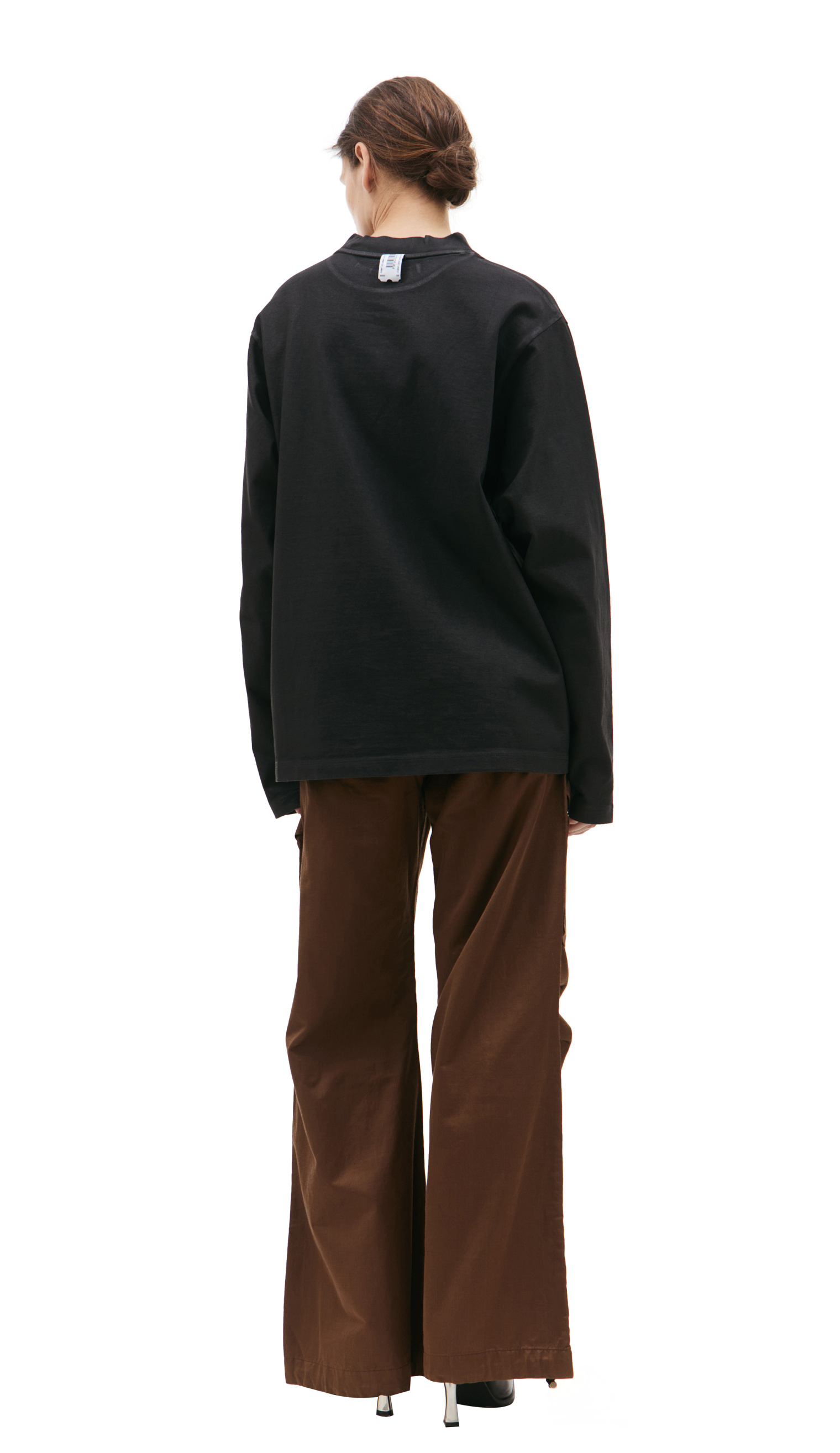PROTOTYPES Black cotton longsleeve