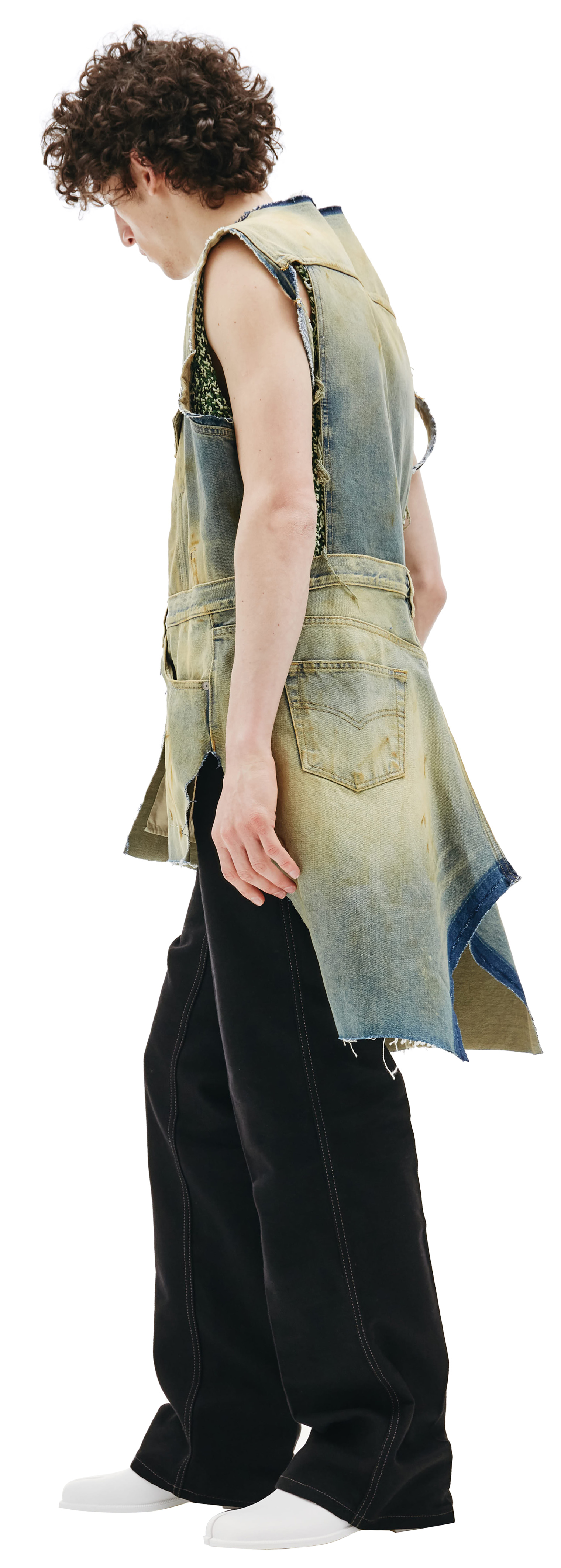 Maison Margiela vintage effect denim vest