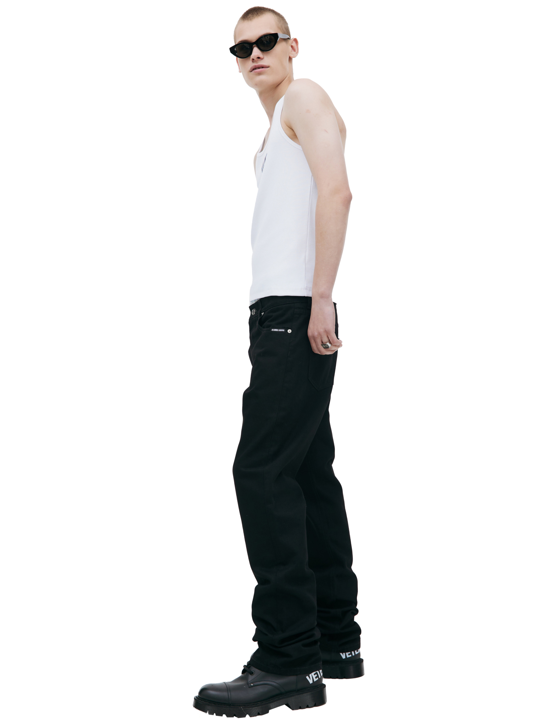 VTMNTS Barcode logo tank top