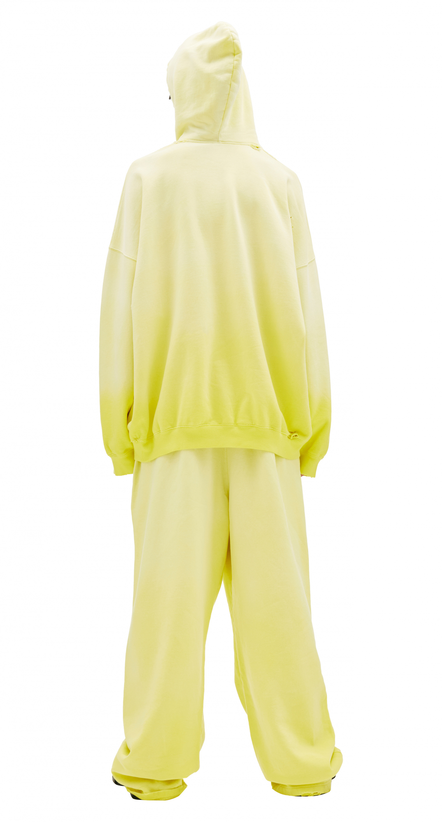 Balenciaga Yellow Oversized Hoodie
