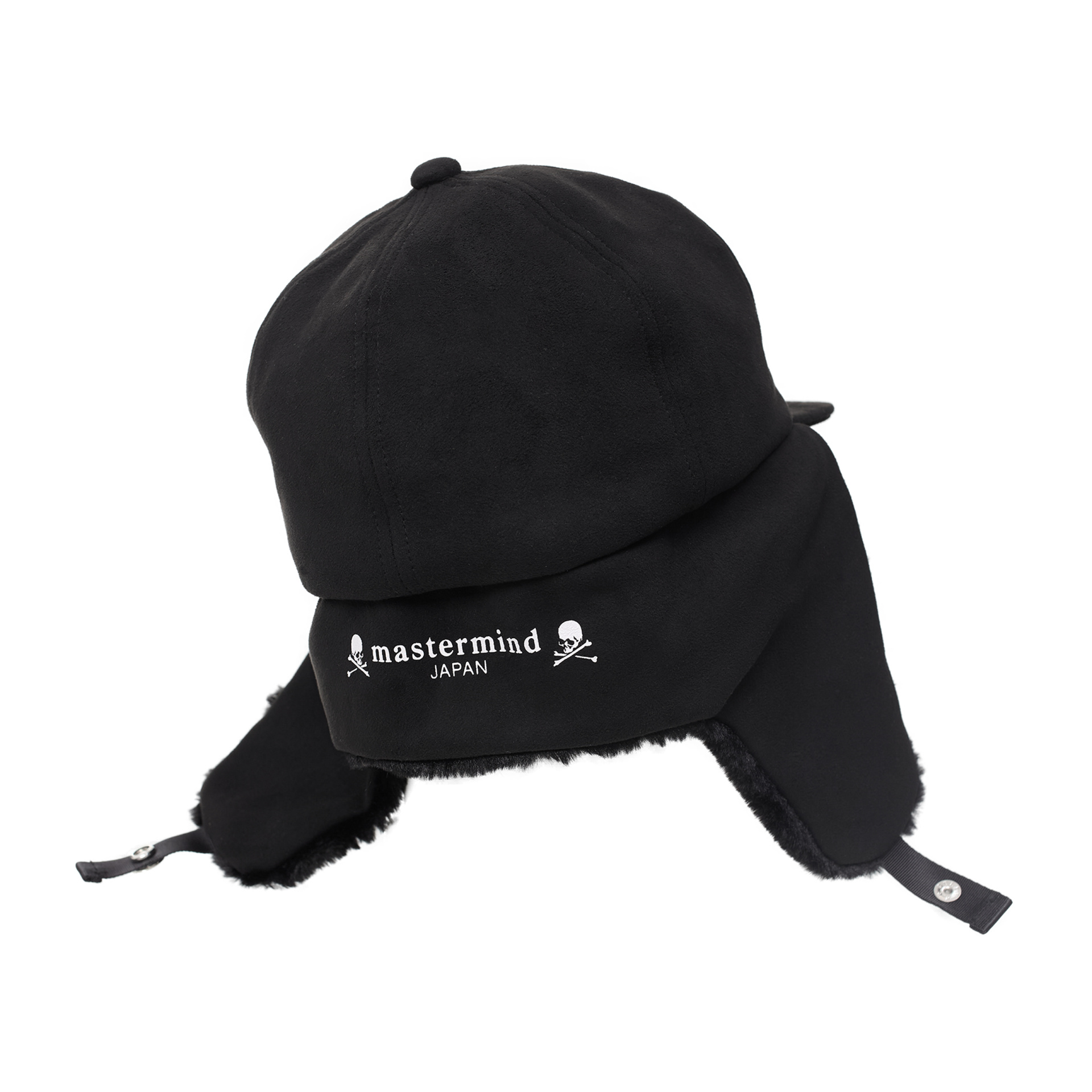 Mastermind WORLD Black earflap cap