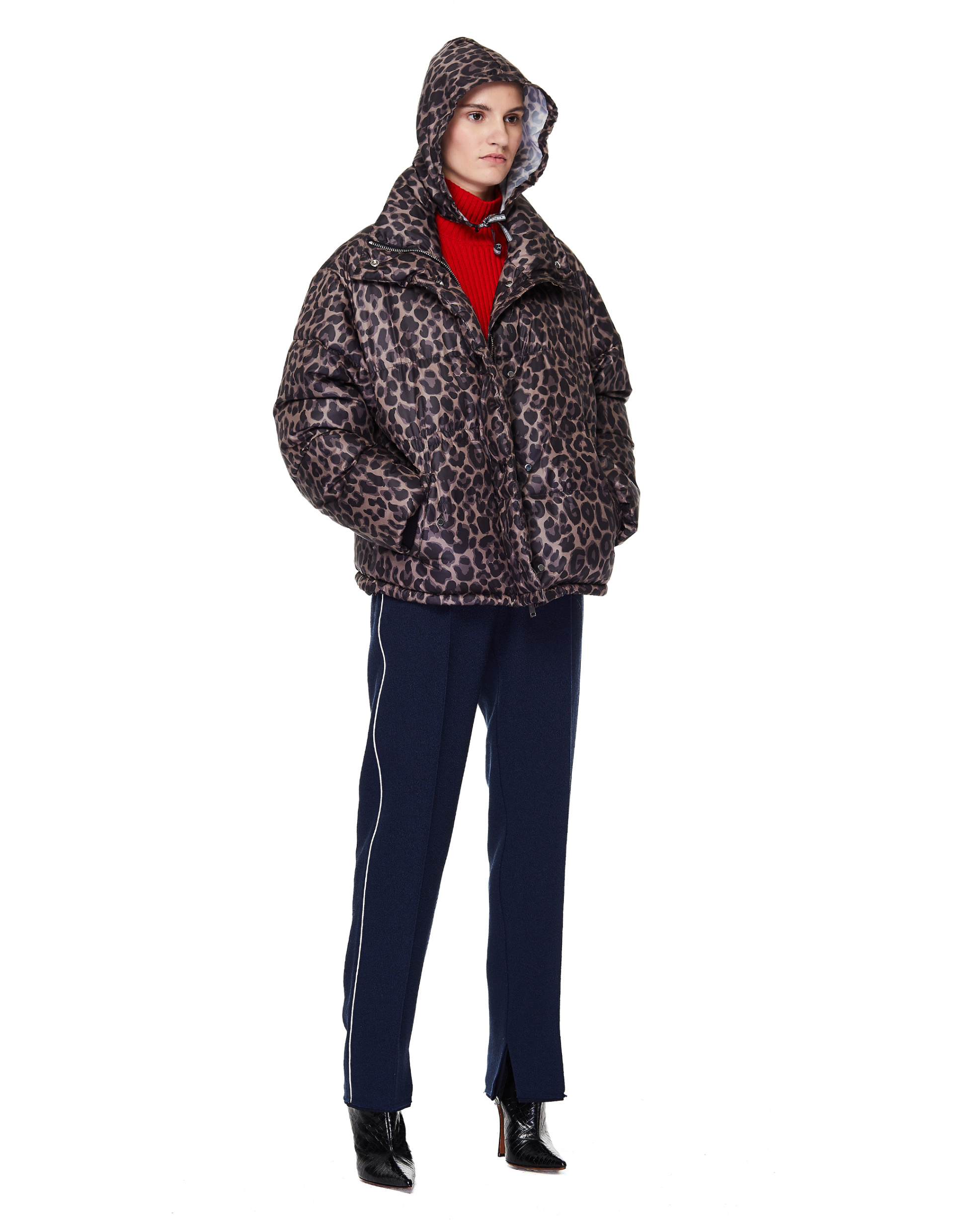 Golden Goose Leopard Down Jacket