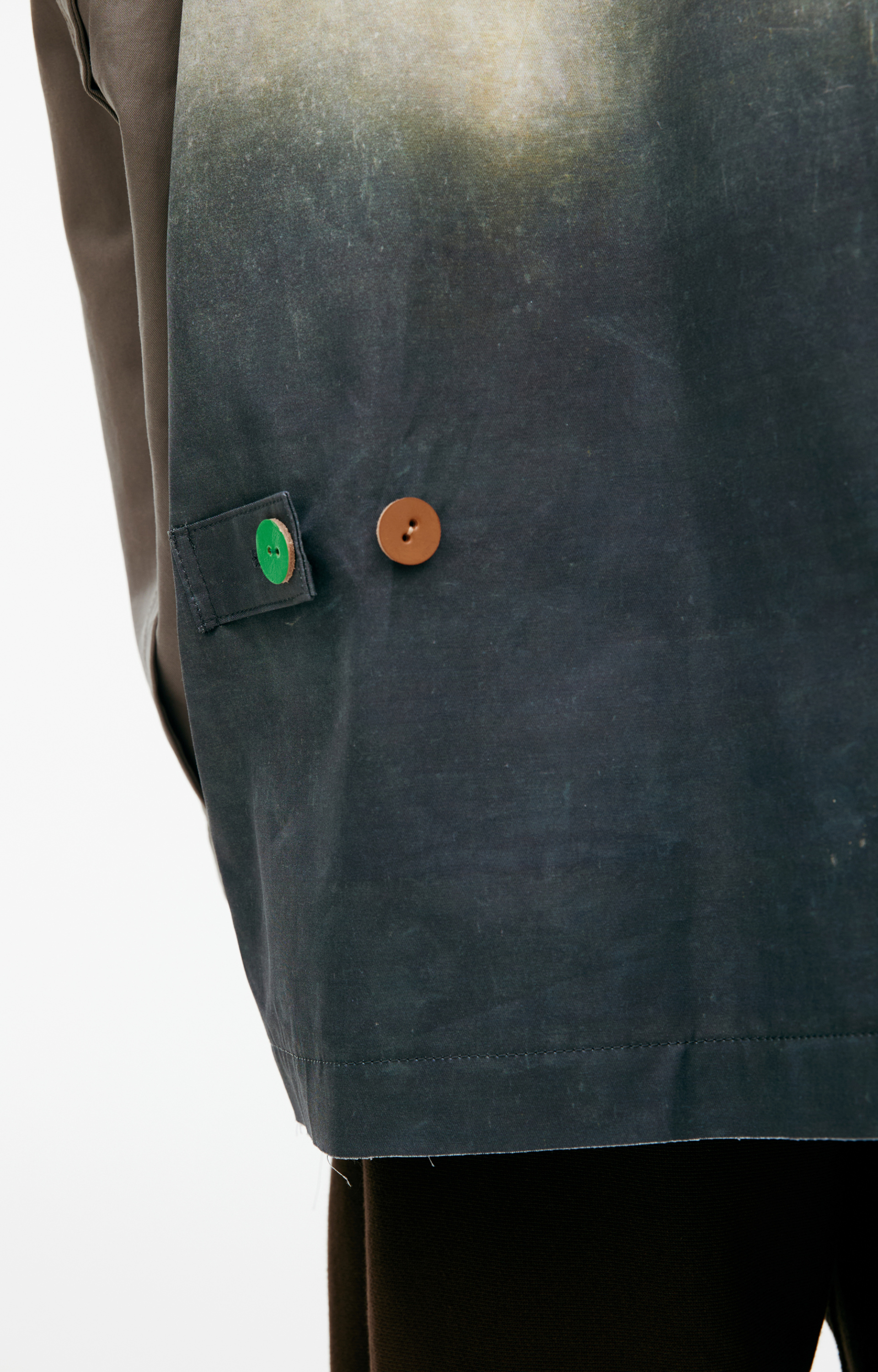 Undercover Coat with contrasting buttons