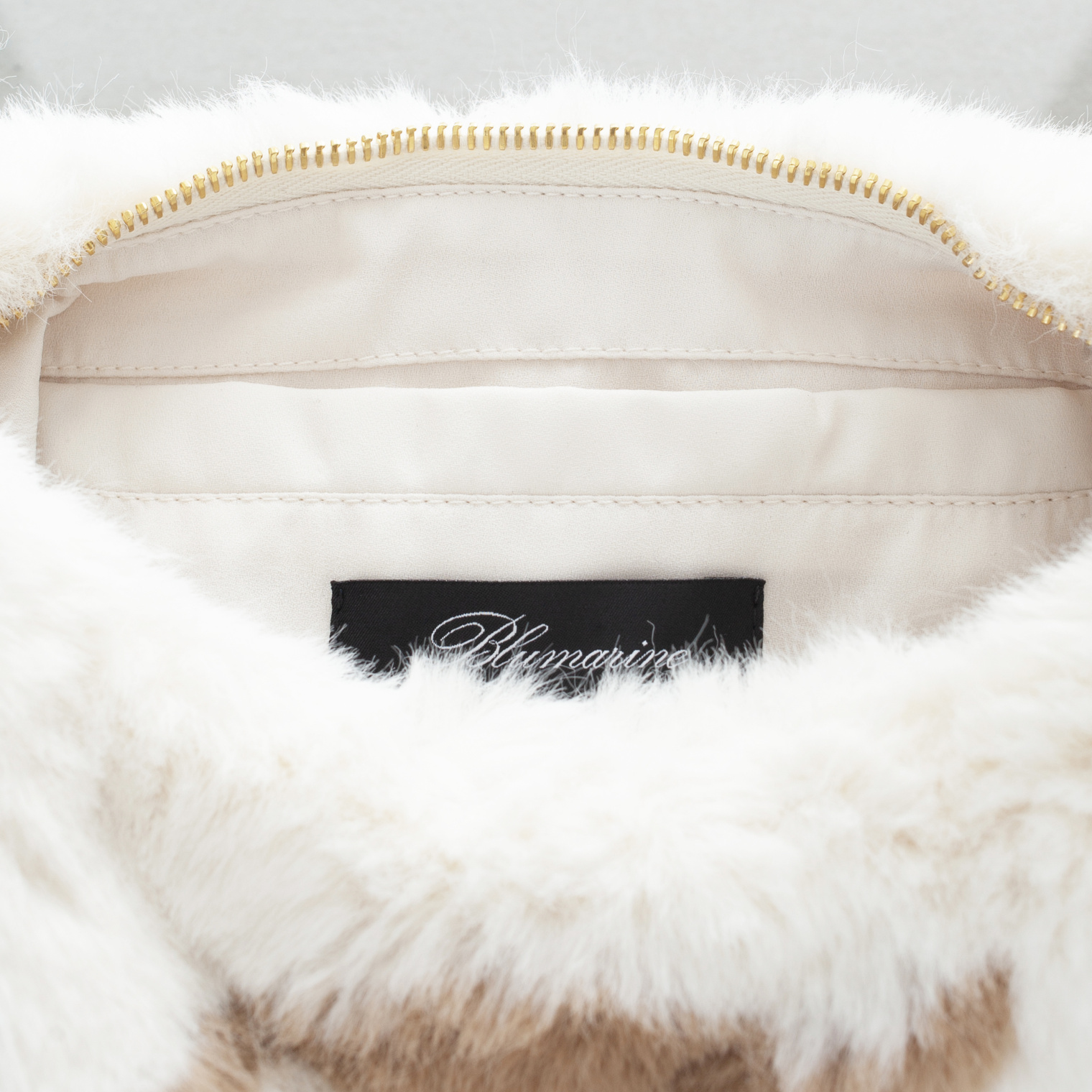 Blumarine Faux-fur shoulder bag
