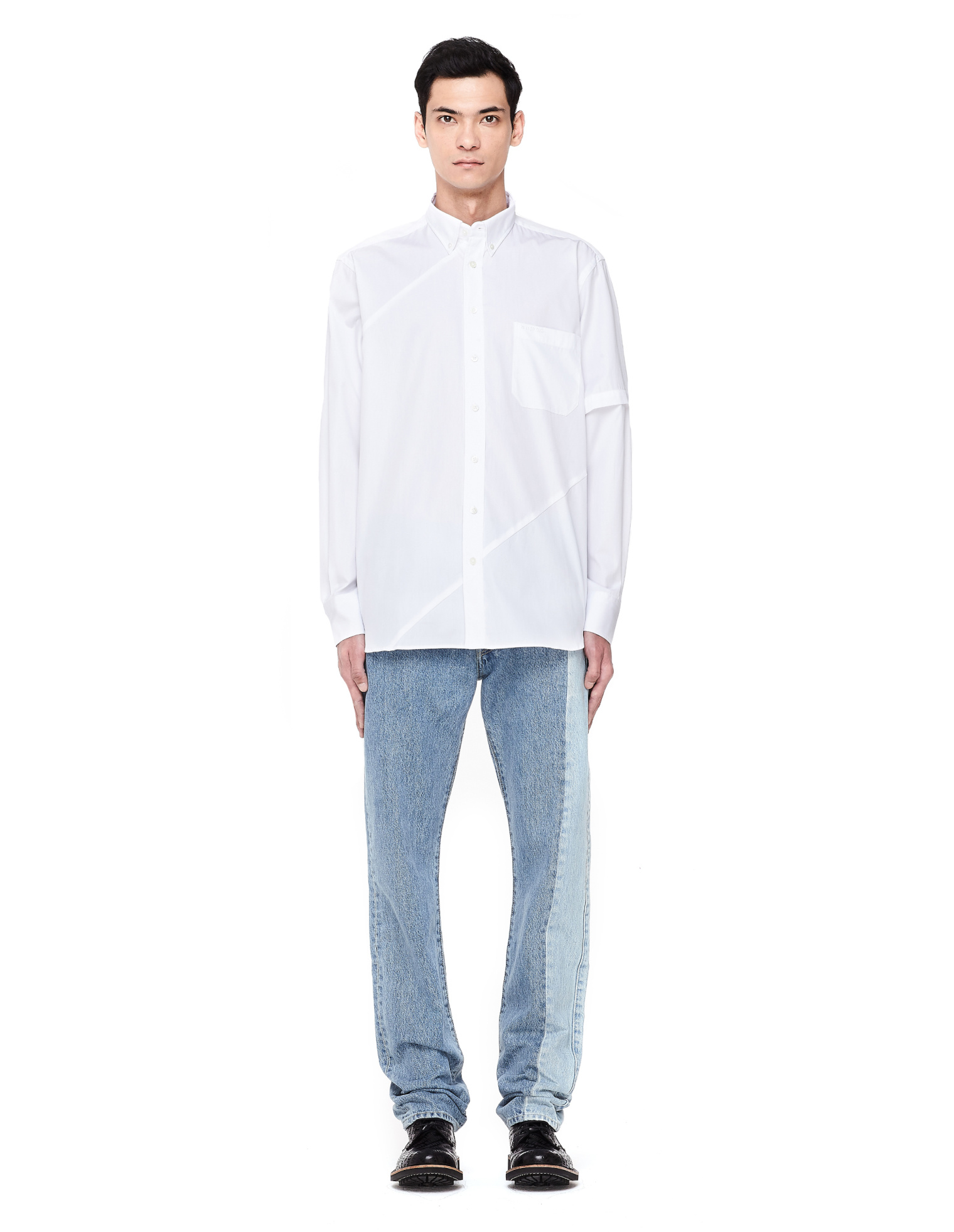 VETEMENTS Хлопковая рубашка оверсайз