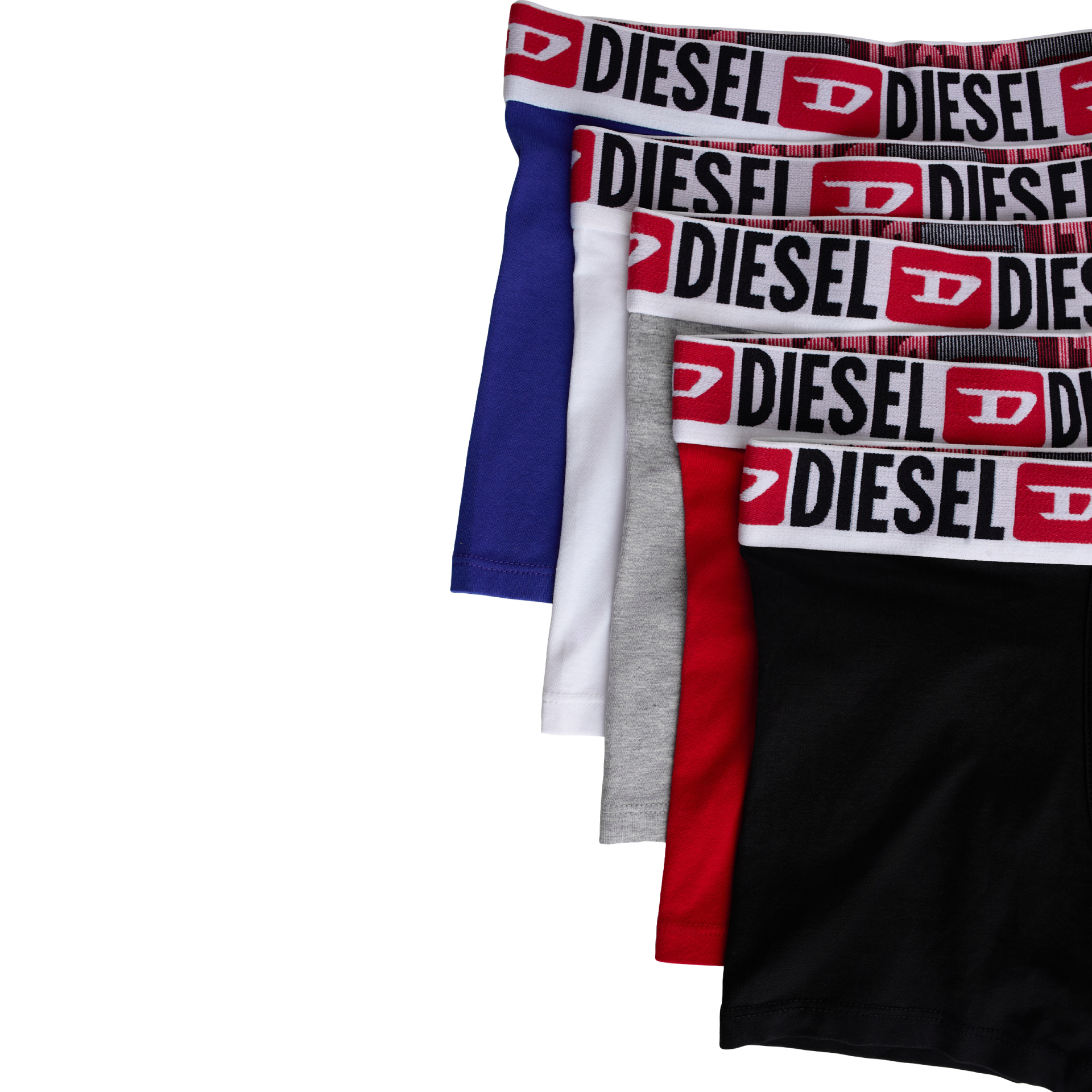 Diesel Five-pack of mix-colour boxer briefs
