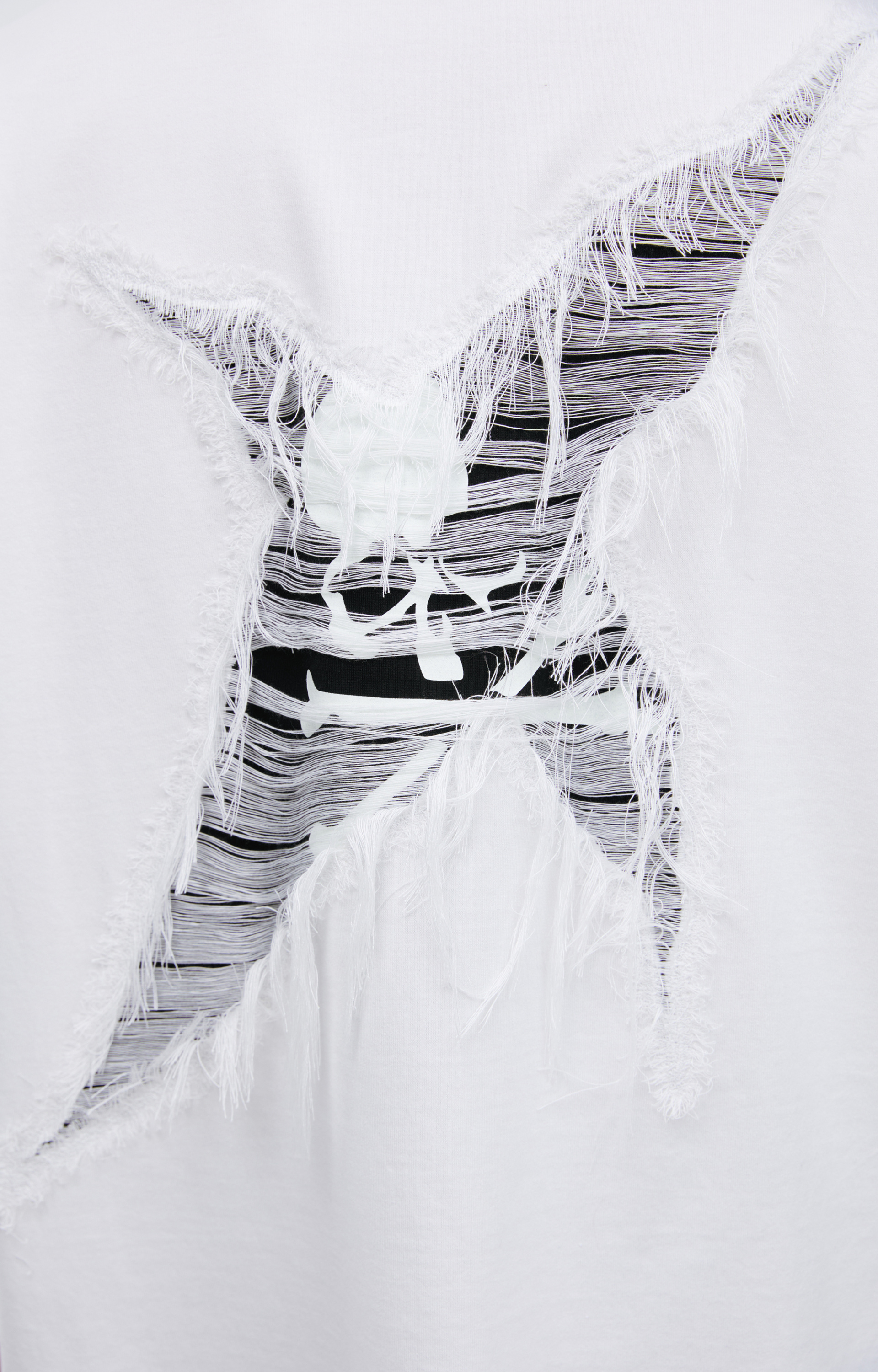 Mastermind WORLD White T-shirt with threads