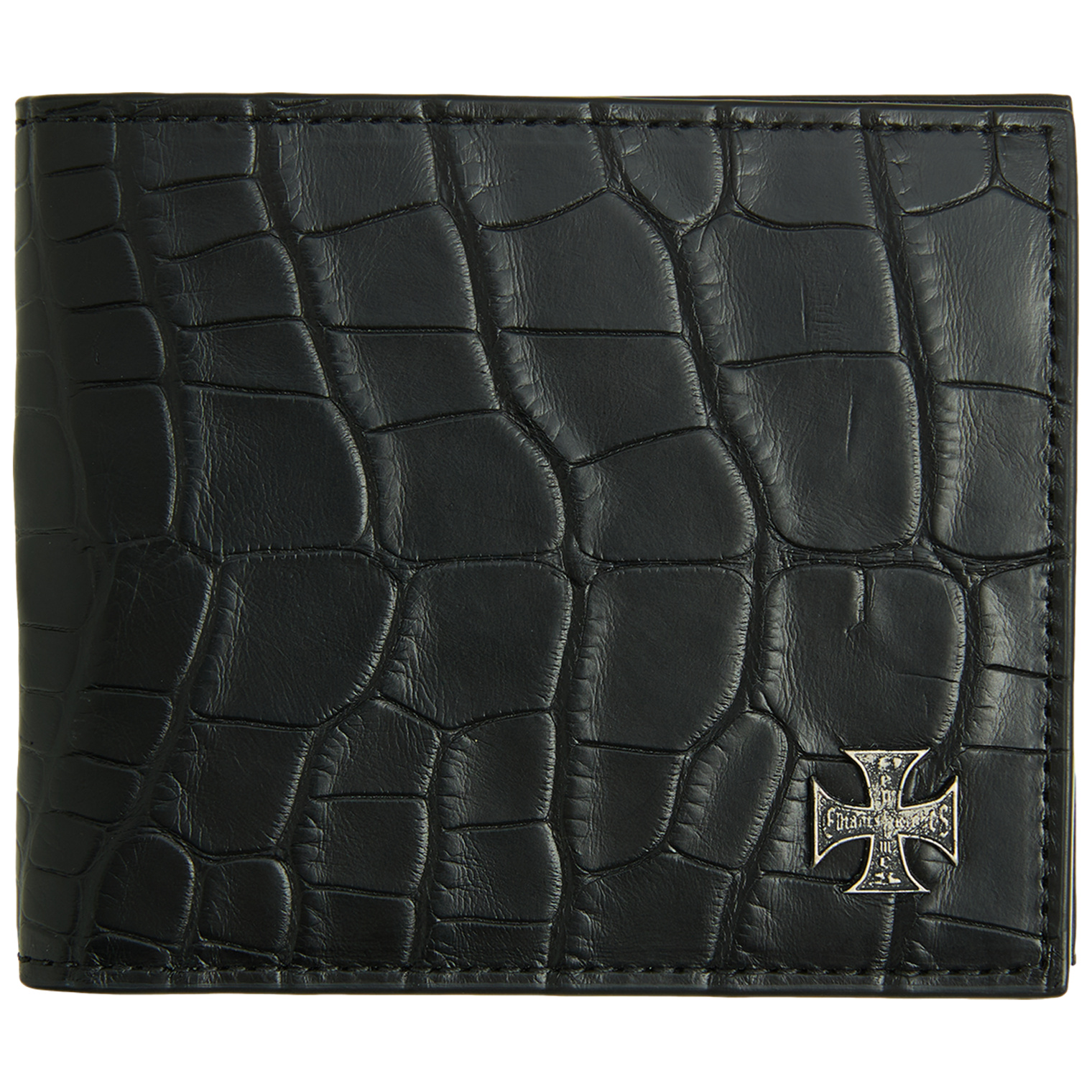 Enfants Riches Deprimes Leather wallet with cross