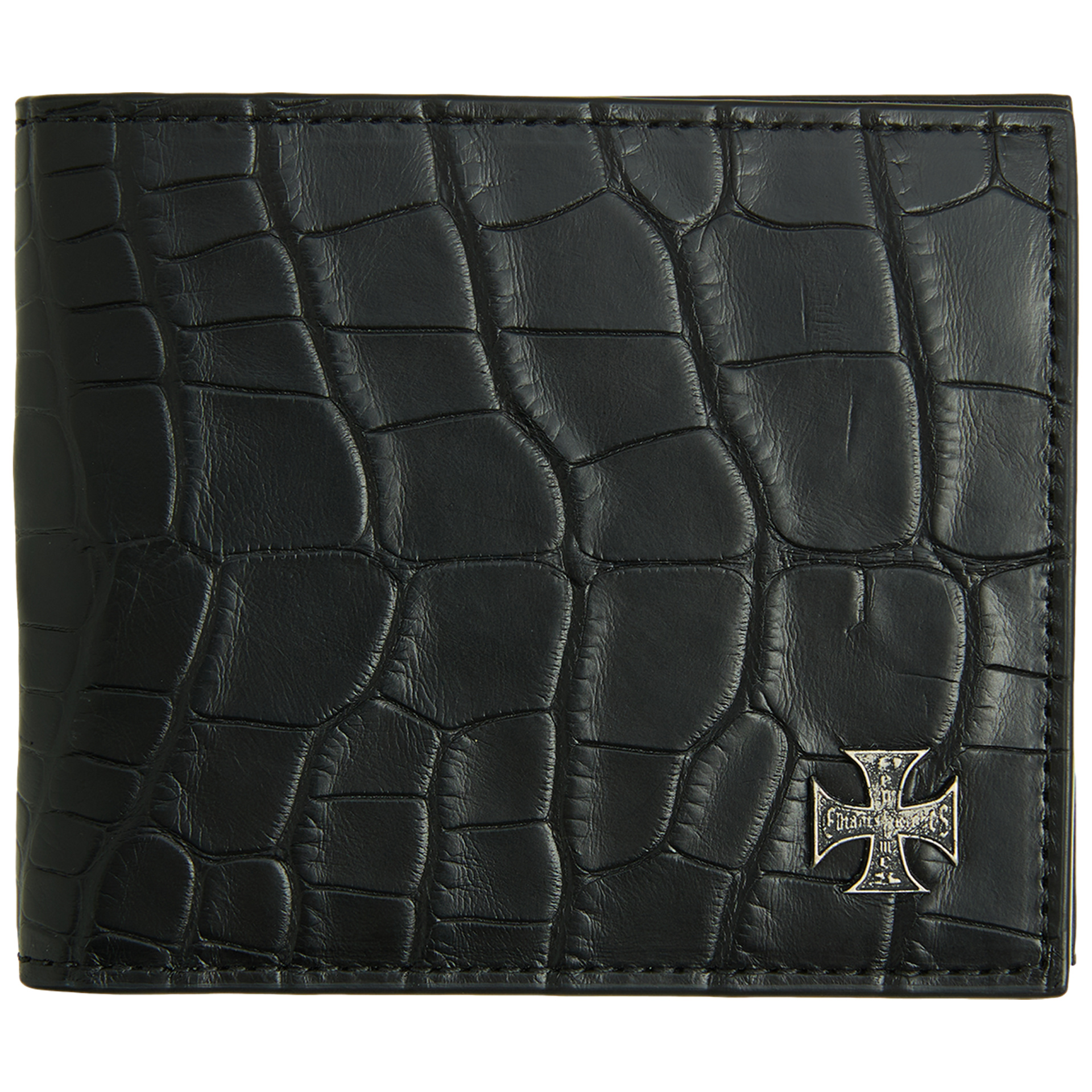 Enfants Riches Déprimés Leather wallet with cross