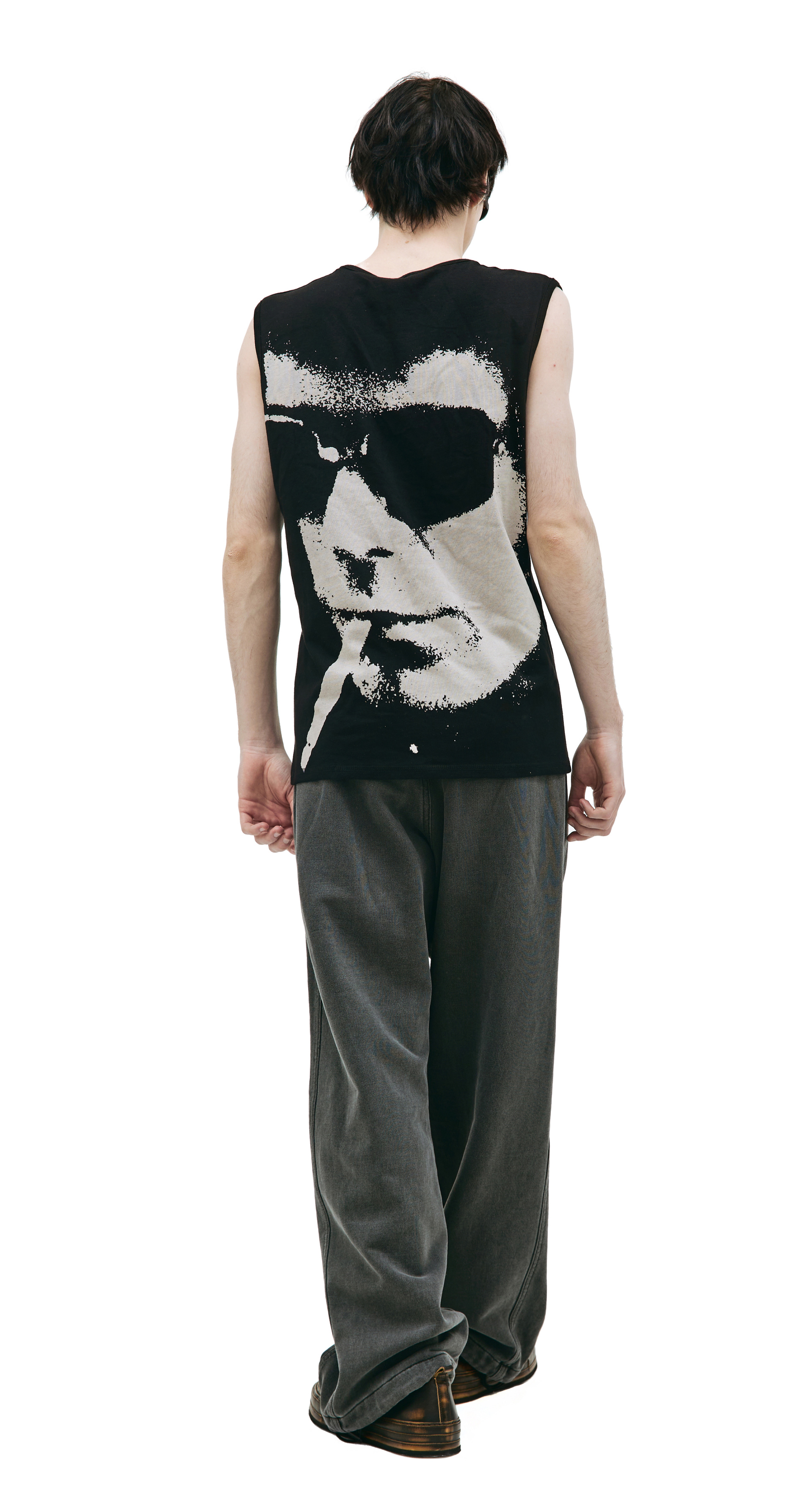 Midnight Studios Face print tank top