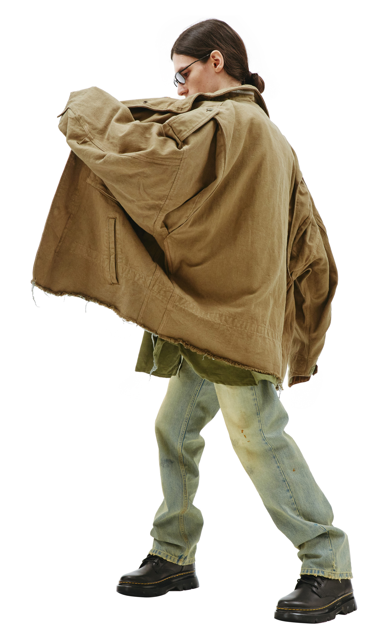 Doublet Silk Twill Military jacket