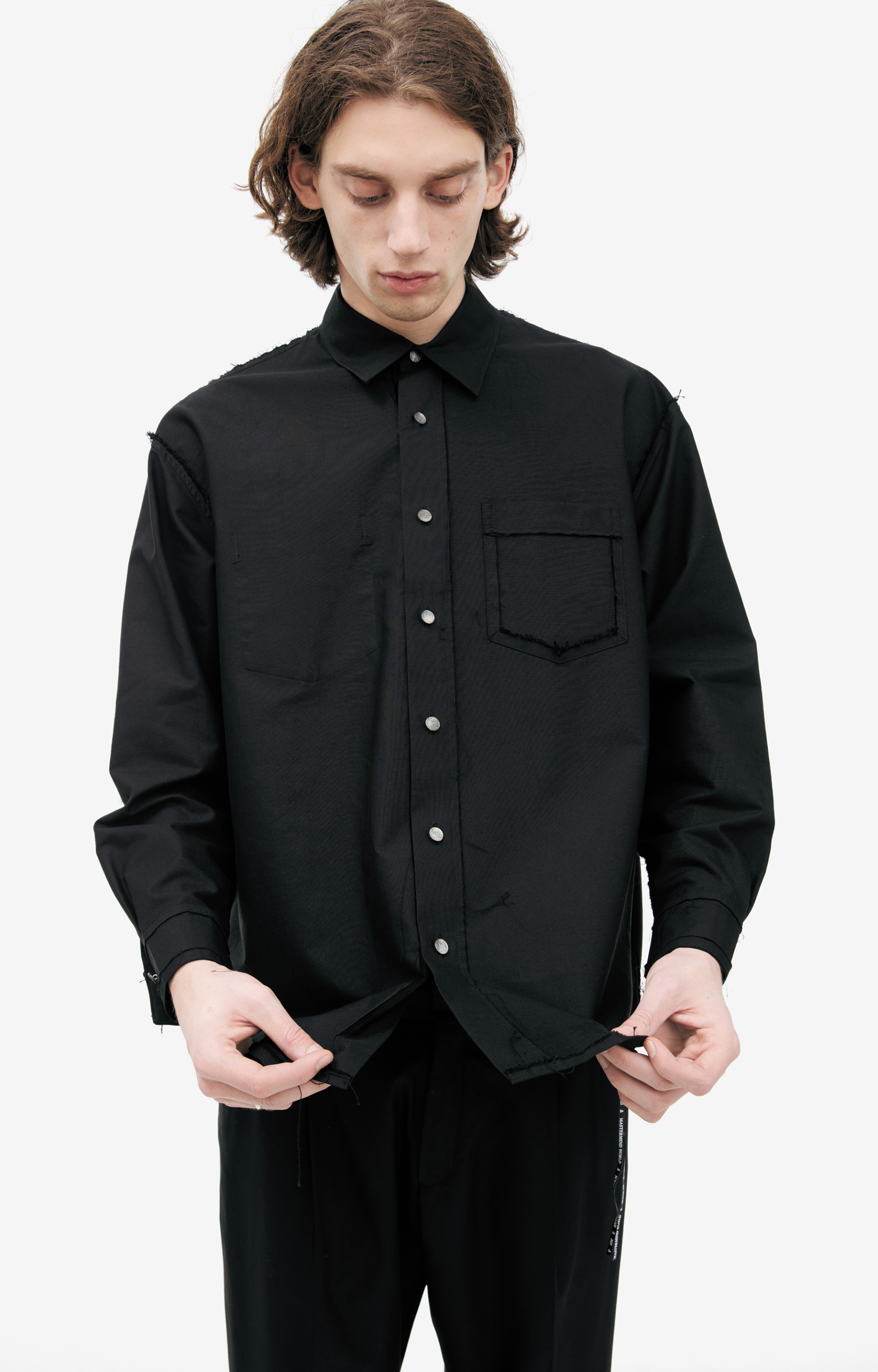 Mastermind WORLD Black print shirt