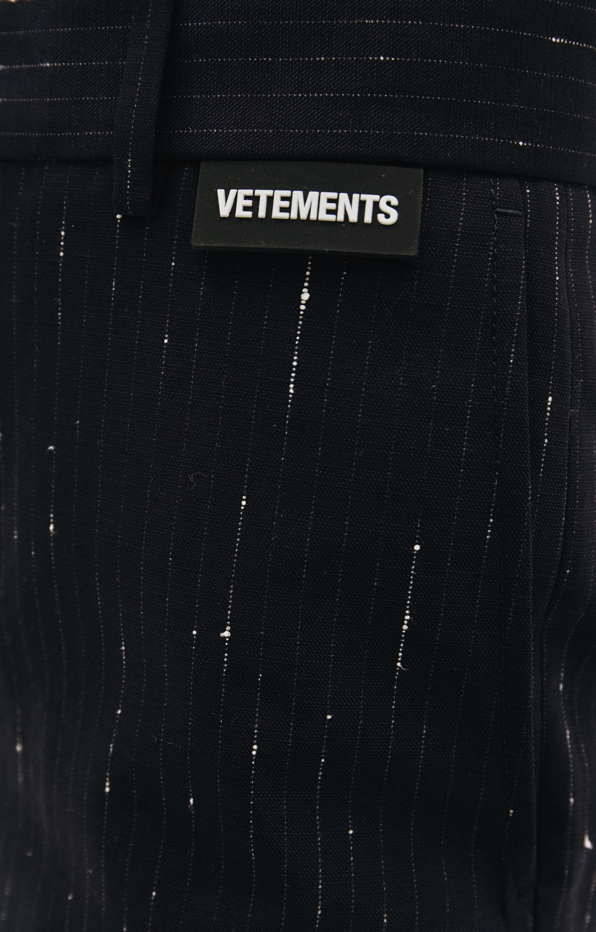 VETEMENTS Нigh-waisted striped pants