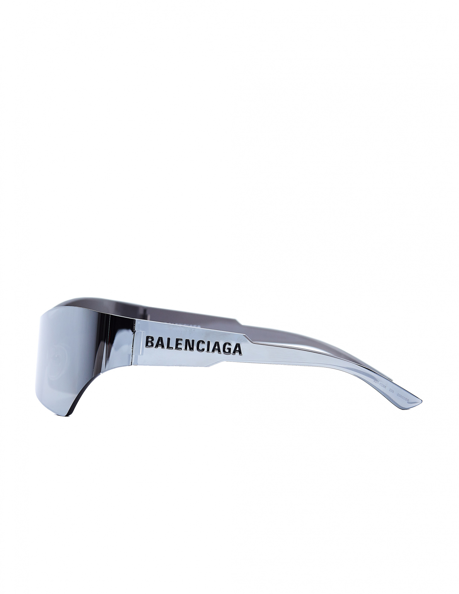 Balenciaga Серые зеркальные очки Mono Cat
