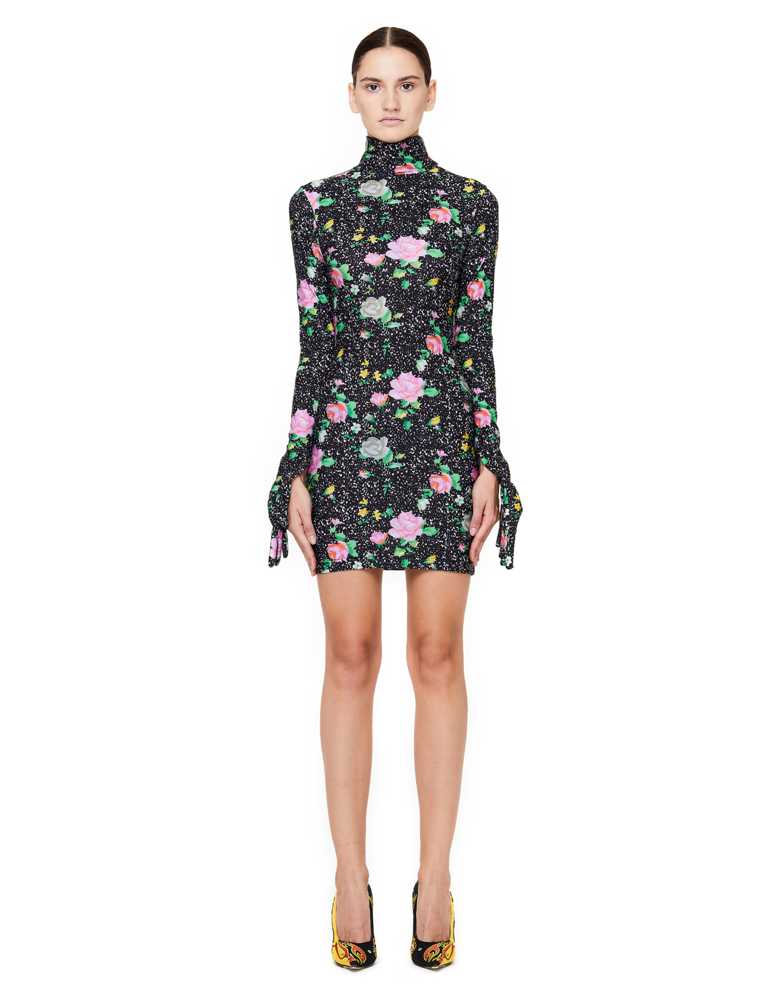 VETEMENTS Платье-мини Styling Dress с перчатками