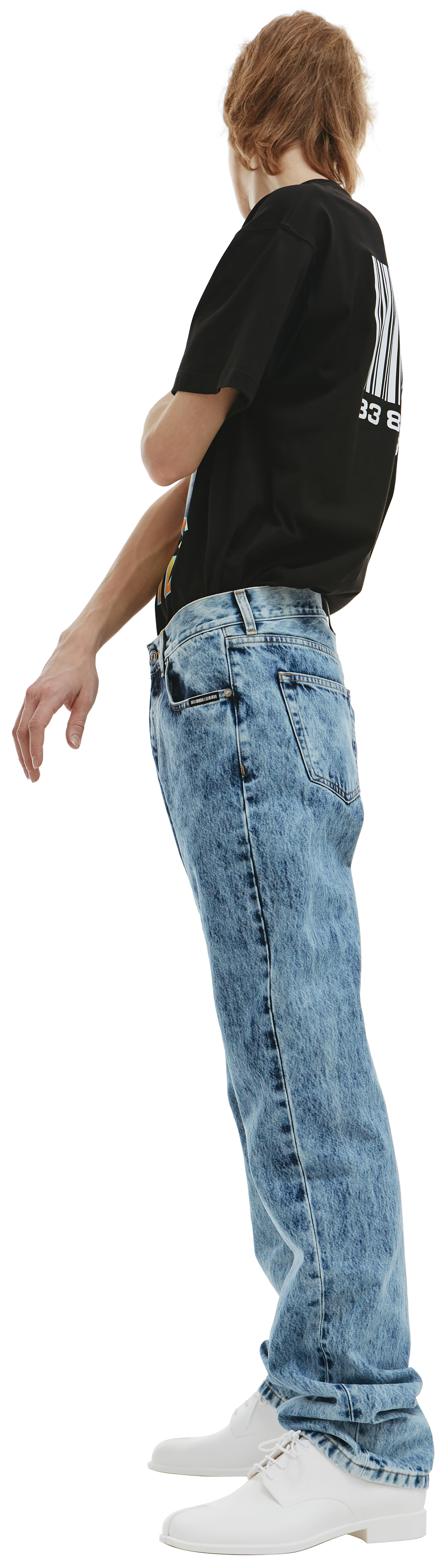 VTMNTS Acid-wash denim Jeans