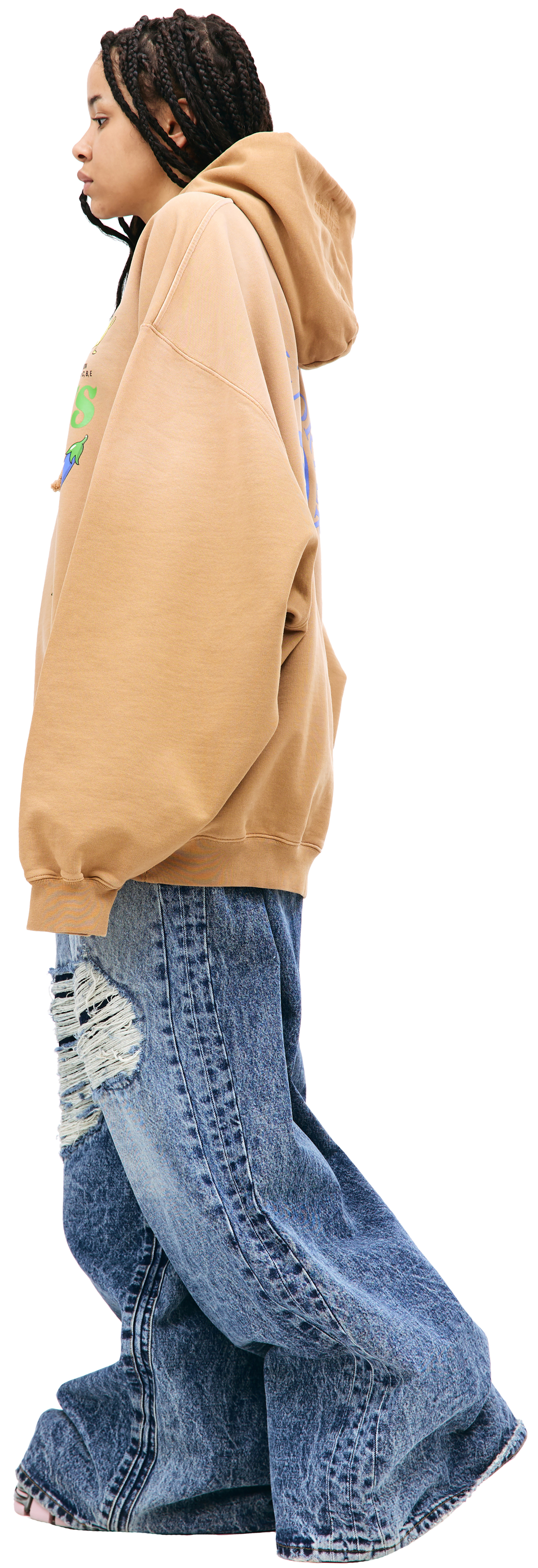 VETEMENTS Vegan Edition logo hoodie