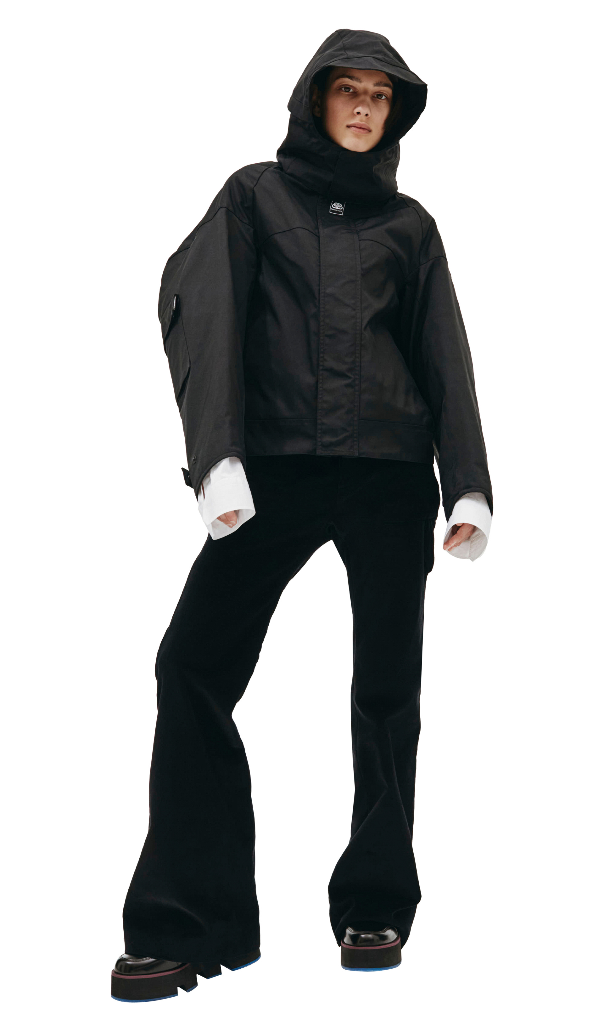 Balenciaga Black Upside Down Jacket