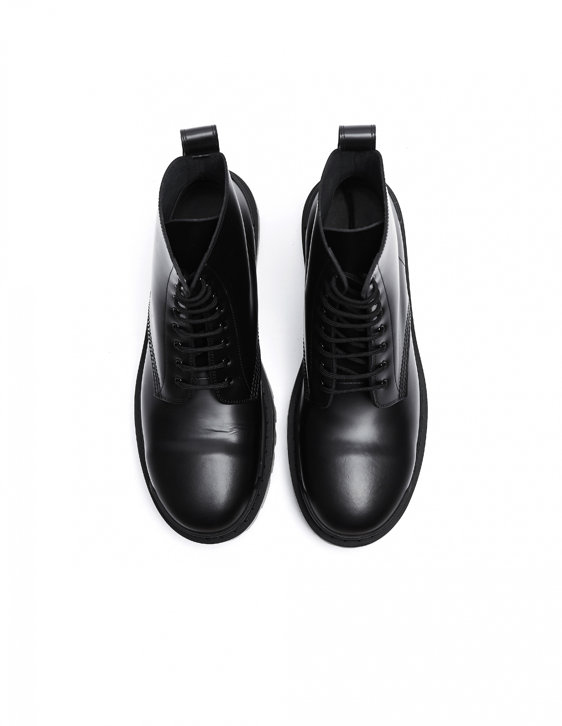 Balenciaga Черные кожаные ботинки Strike