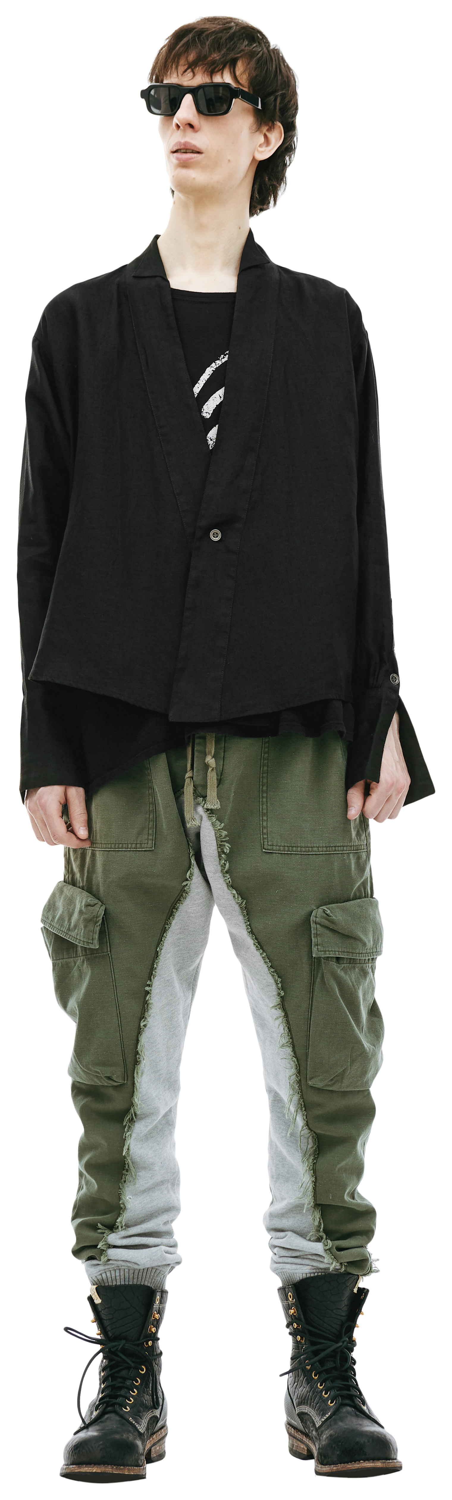 Greg Lauren One Button Shirt