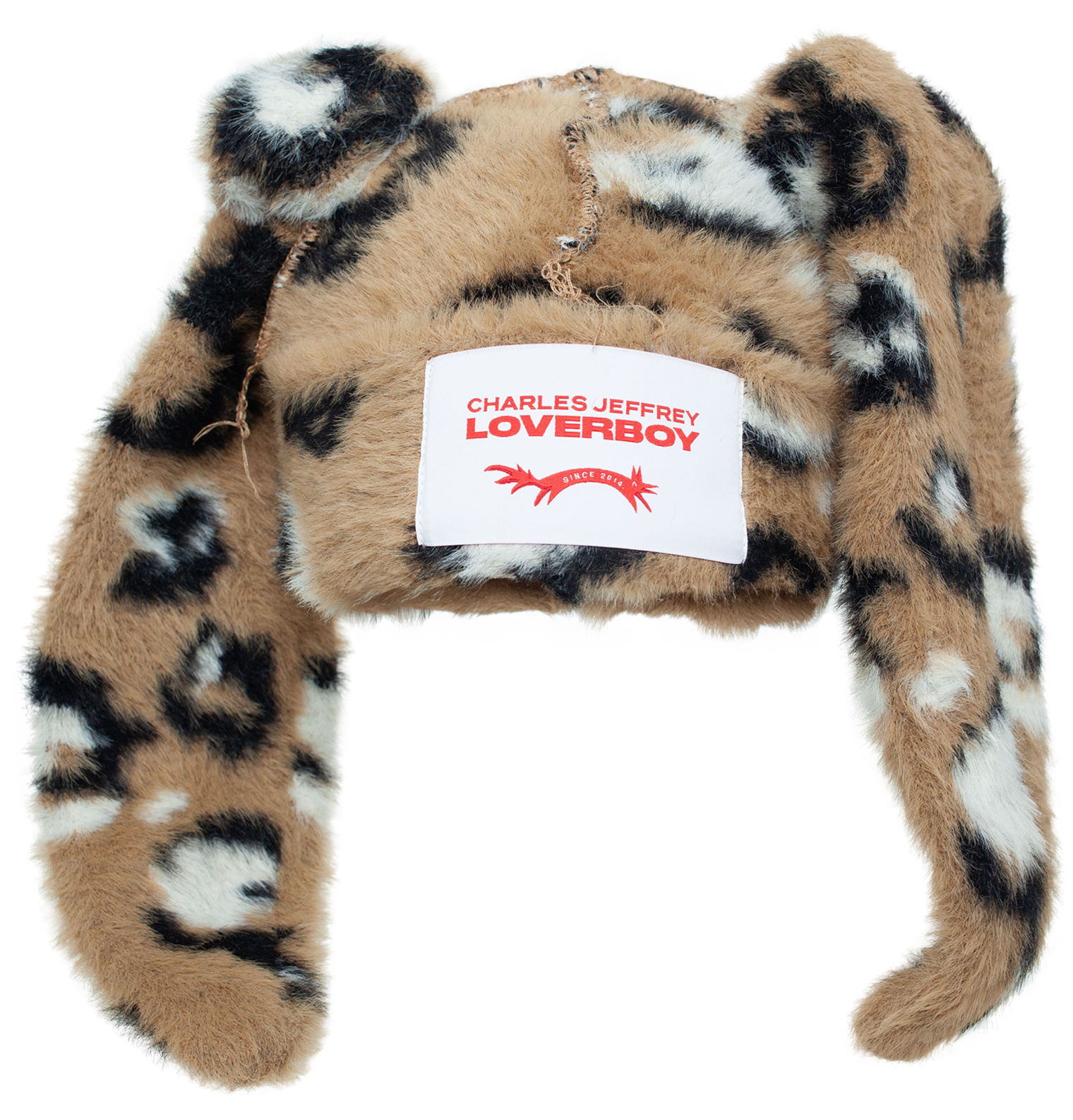 CHARLES JEFFREY LOVERBOY Animalistic print beanie