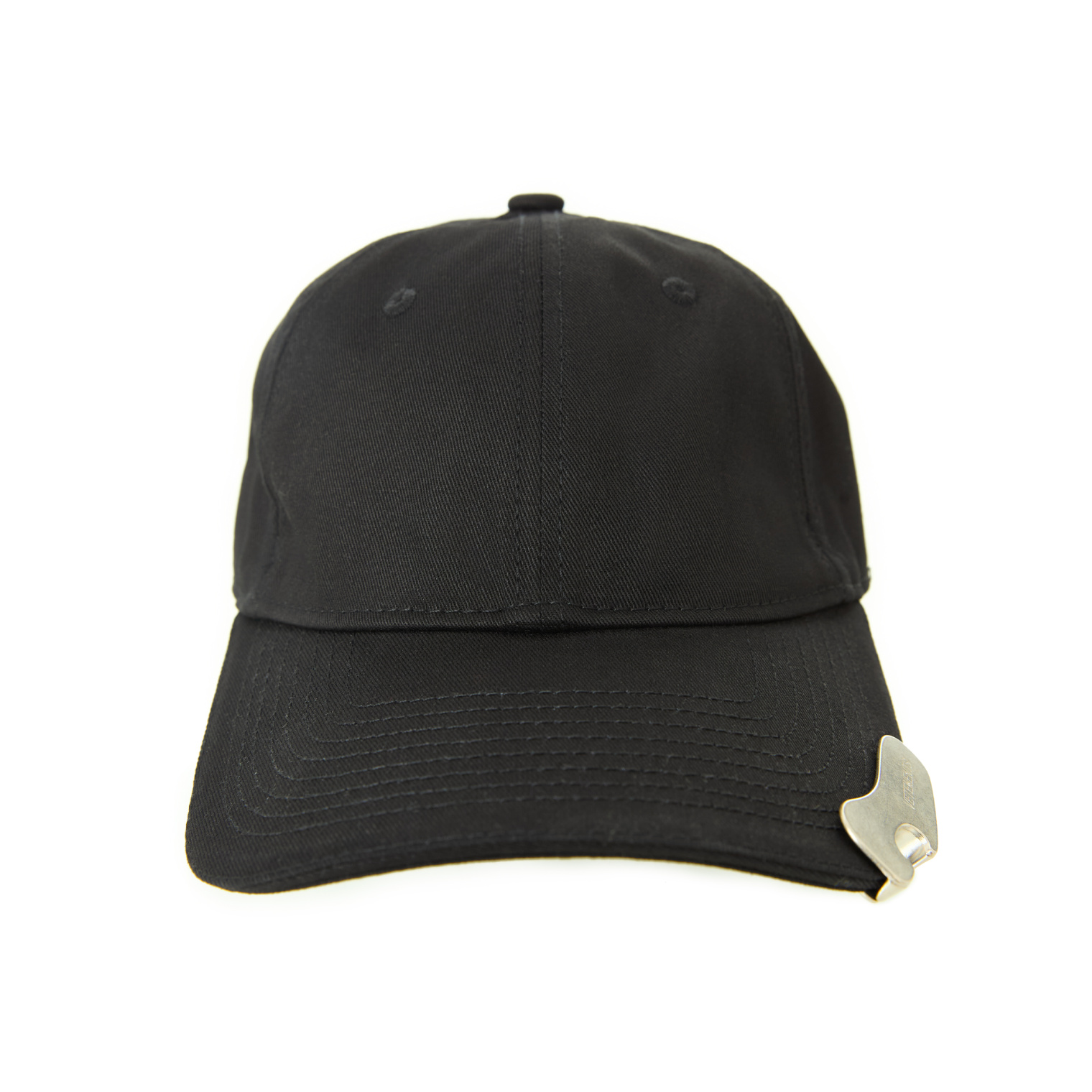 VETEMENTS Black cap with a bottle opener