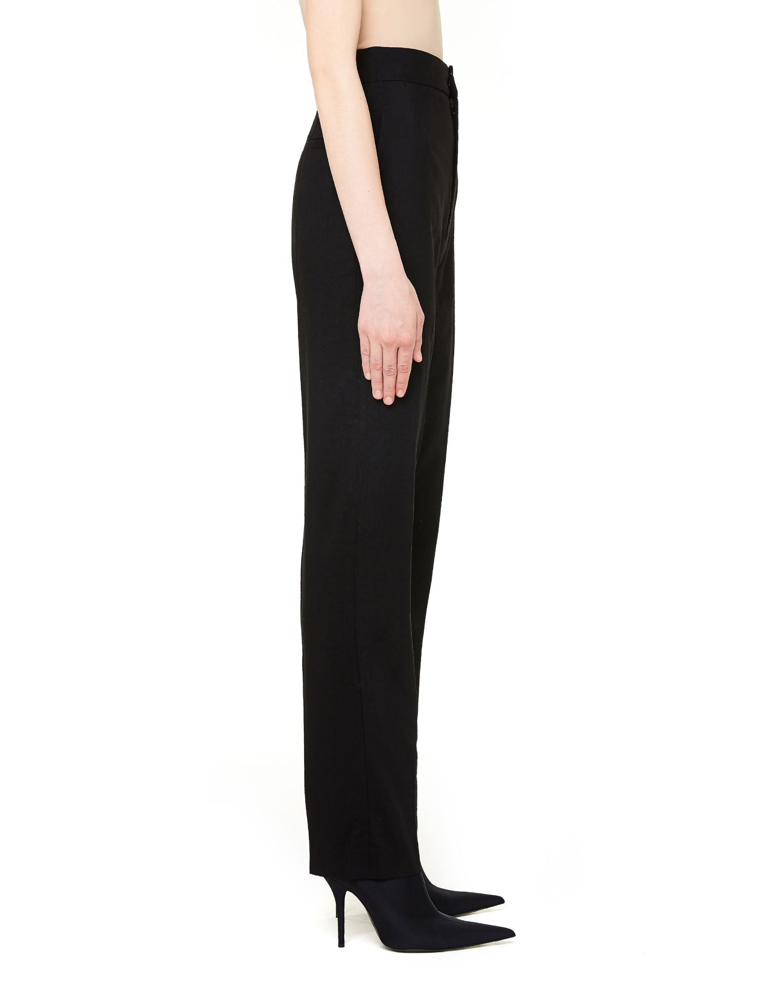 Haider Ackermann Black Wool Trousers