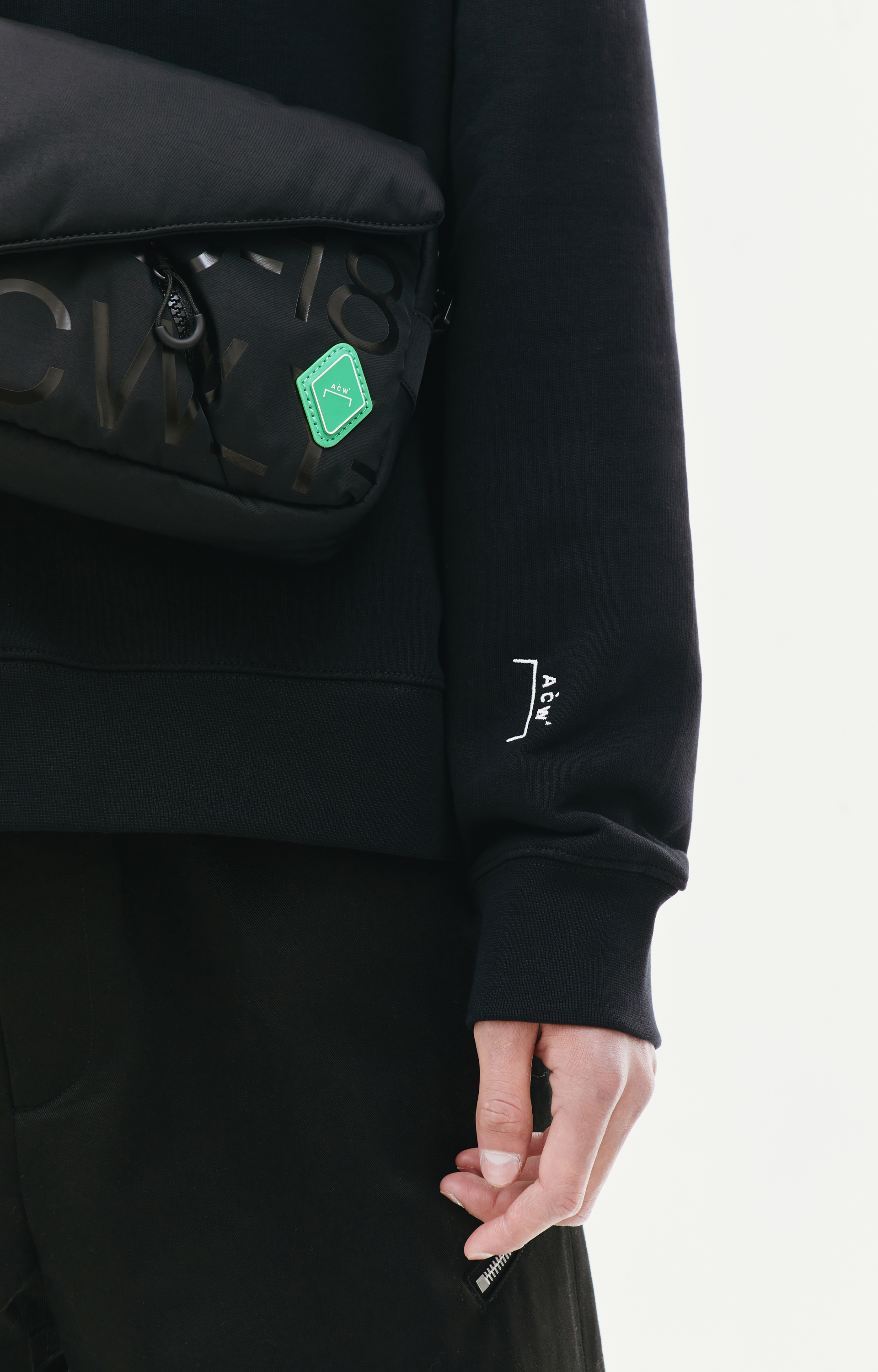 A-COLD-WALL* Black Padded Bag