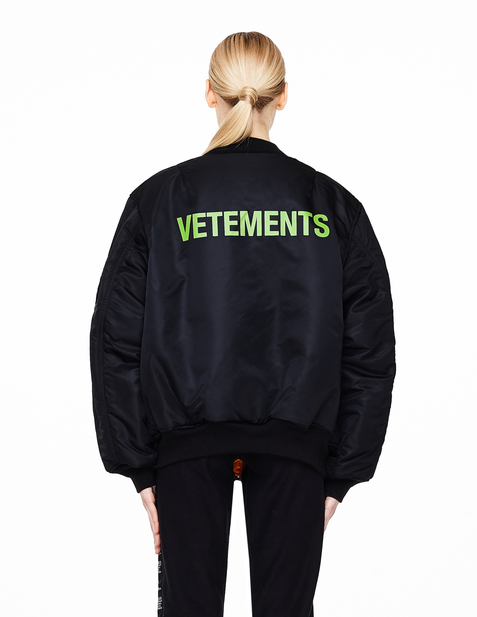 VETEMENTS Двусторонний бомбер с логотипом