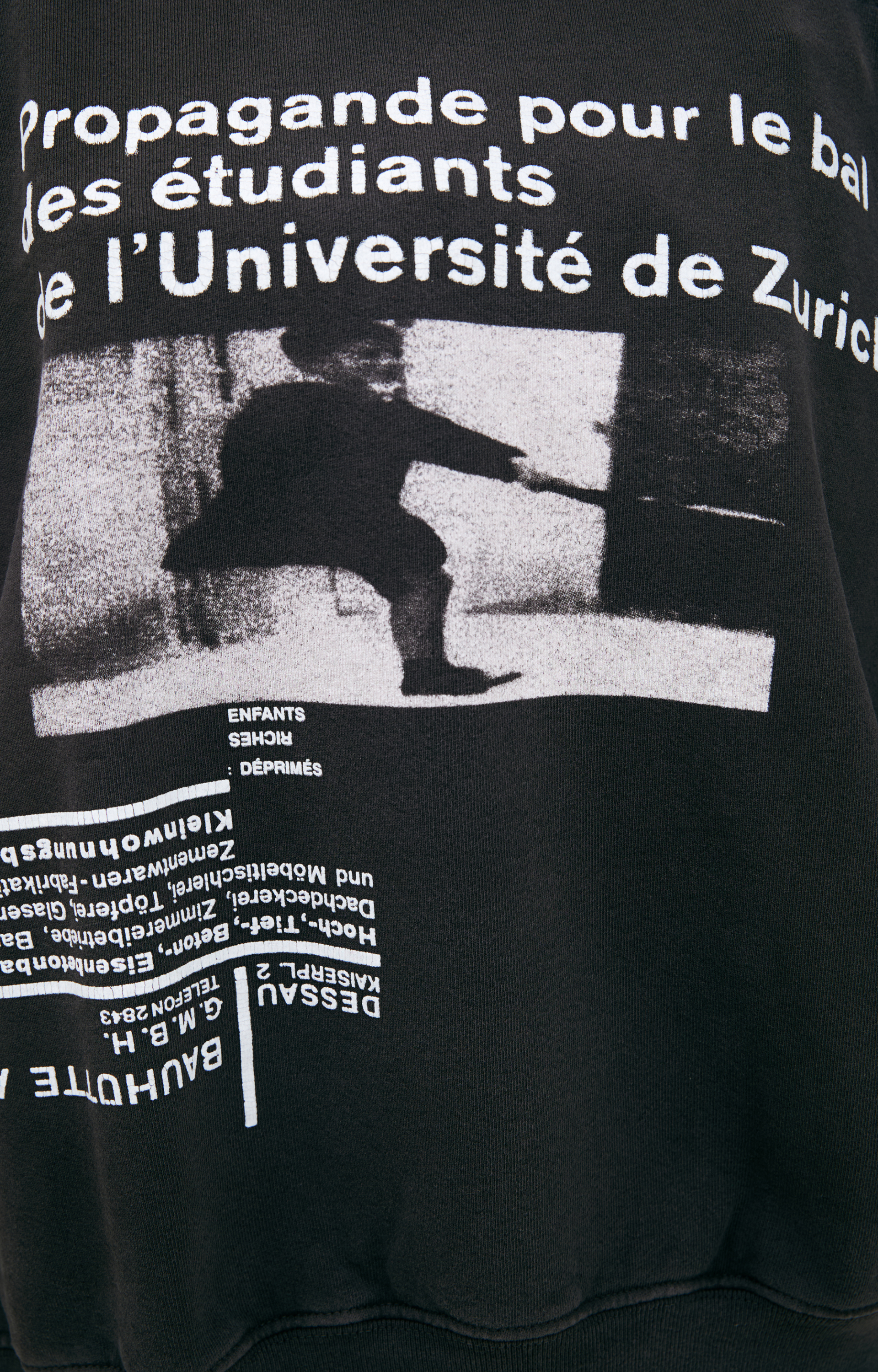 Enfants Riches Déprimés Dark grеy printed sweatshirt