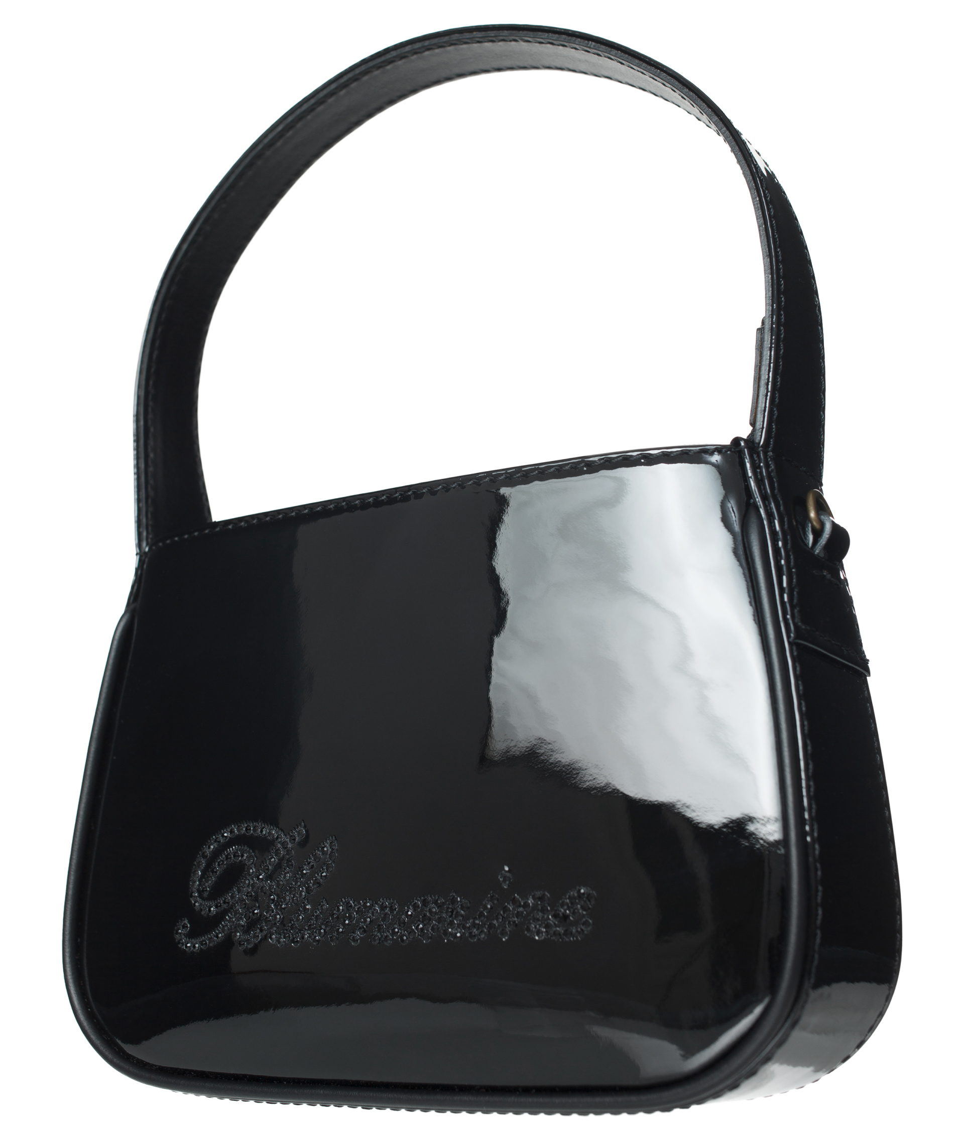 Blumarine Borsa rhinestone logo bag