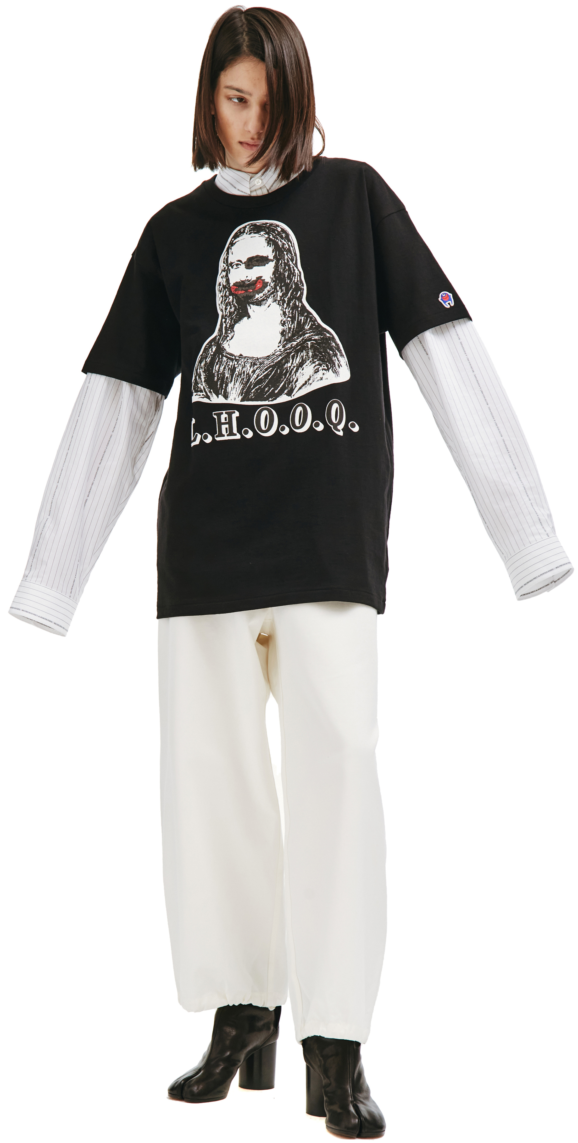 Readymade Mona Lisa T-shirt in Black