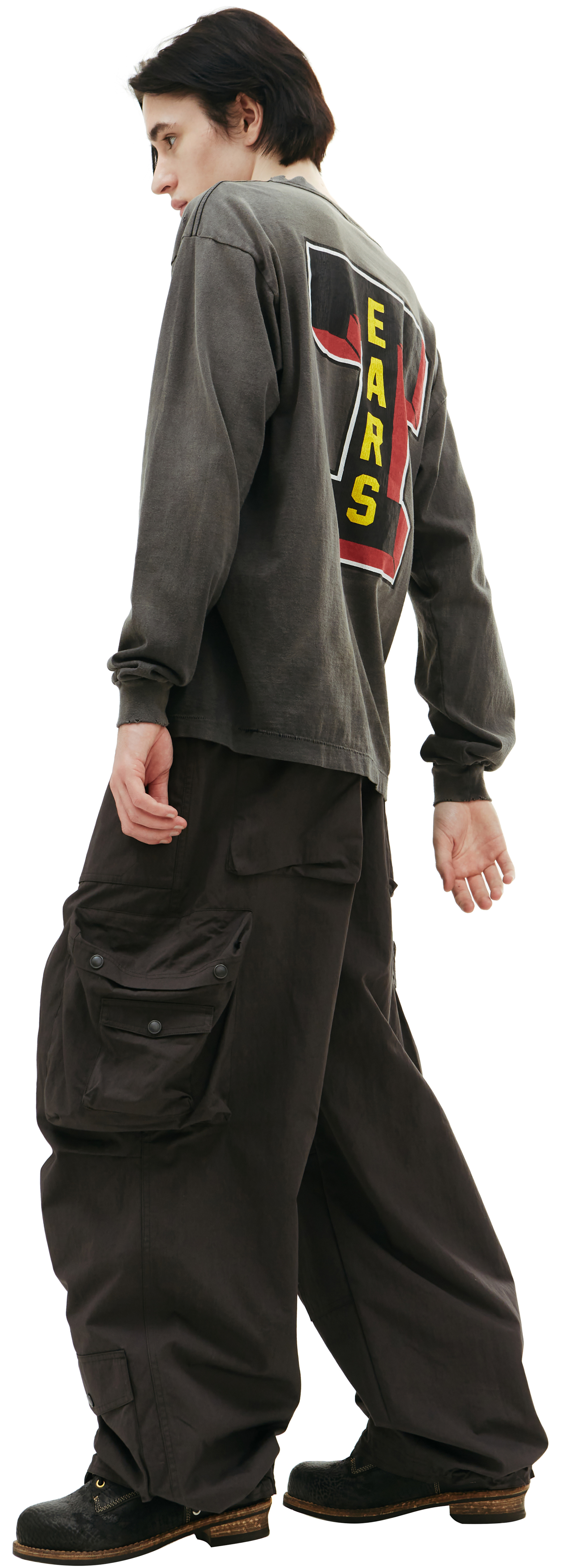 Saint Michael Saint Michael x Denim Tears distressed longsleeve t-shirt