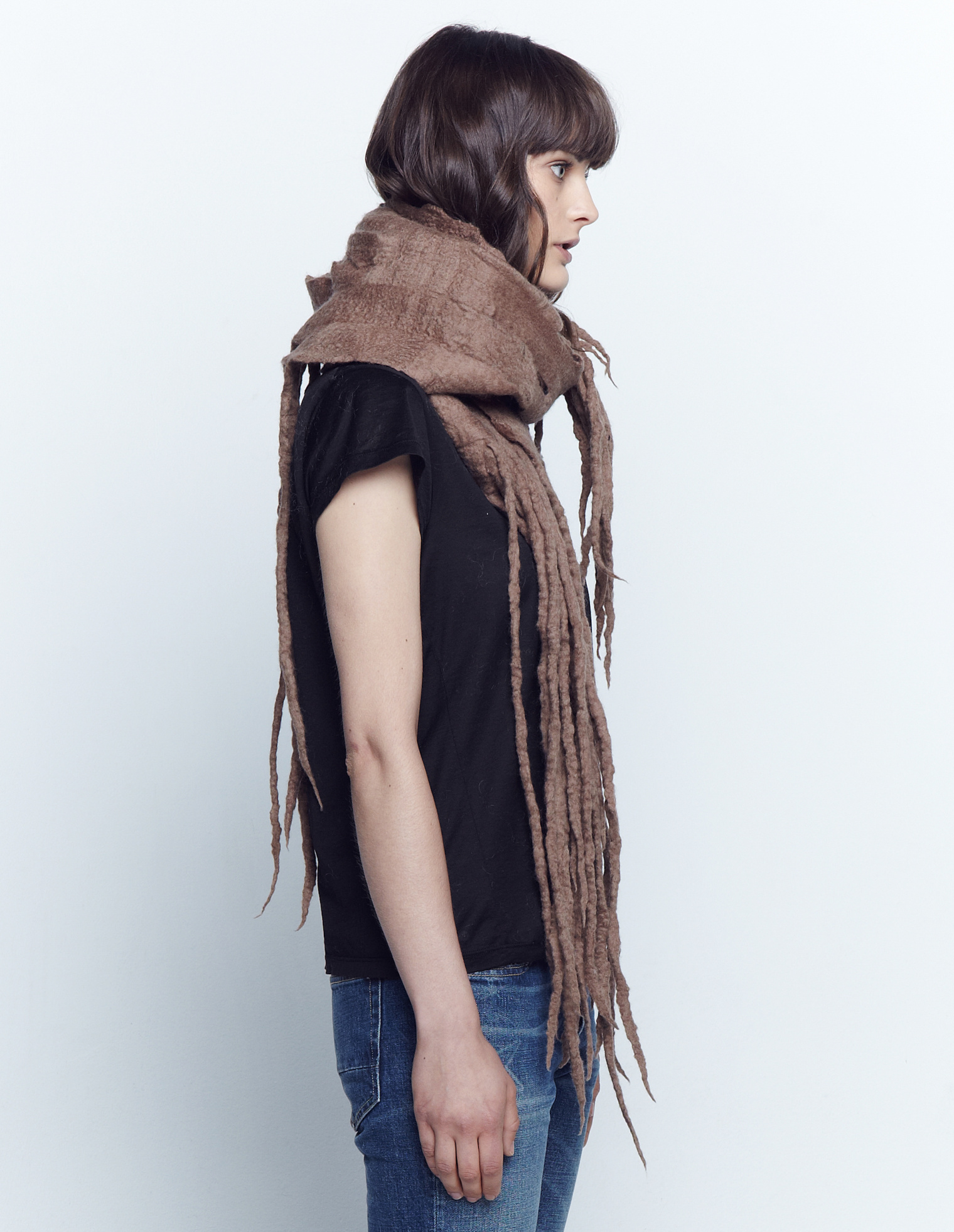Taiana Ripped scarf
